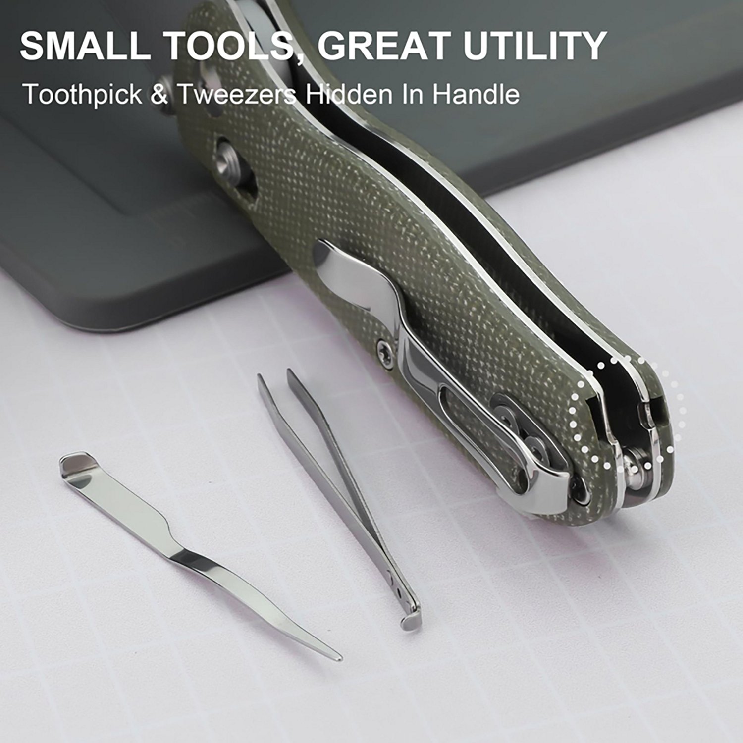 Kizer Drop Bear Folding Utility Knife - view number 3