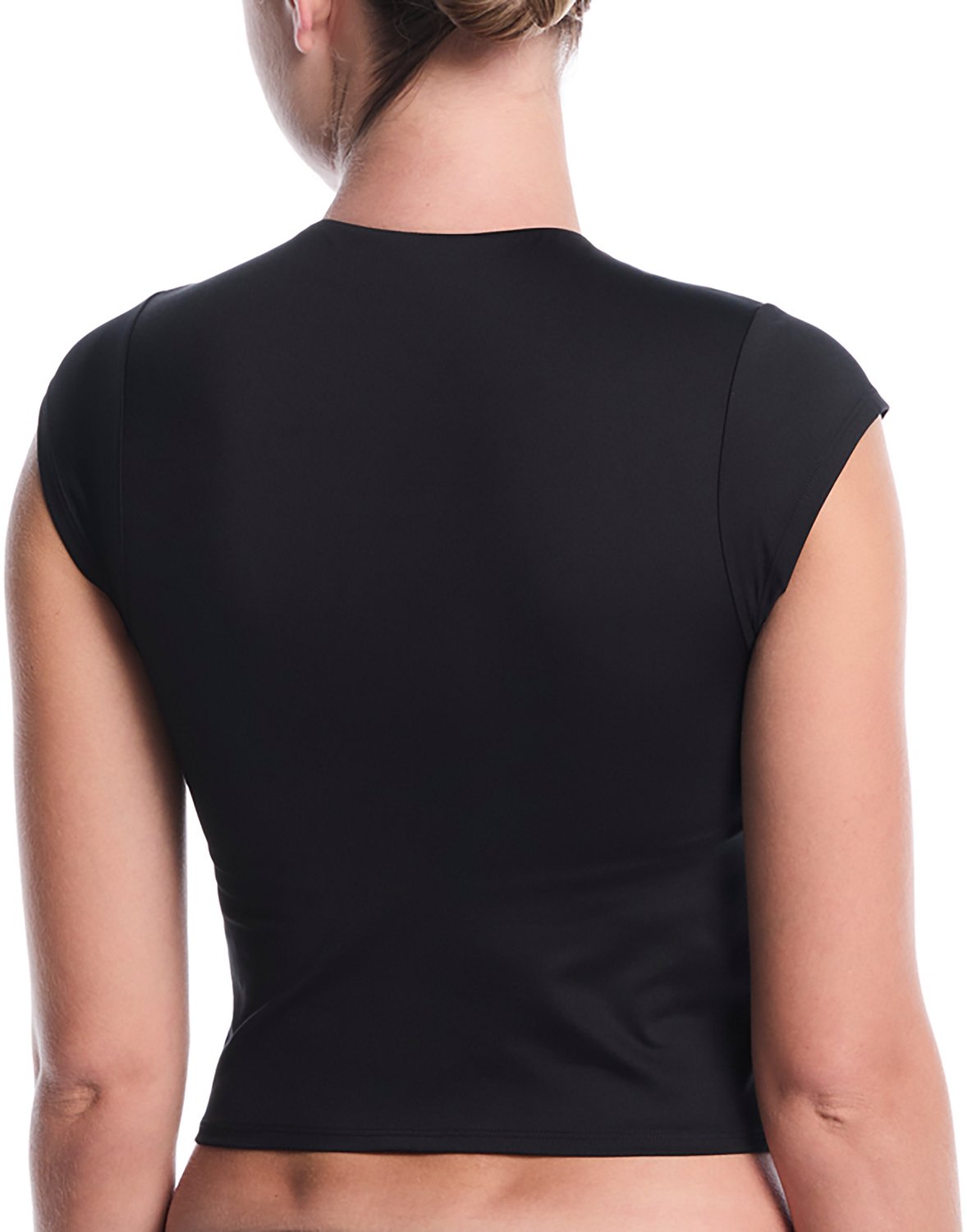 Nike Women’s Effortless Essential Cap Sleeve Swim Top - view number 2