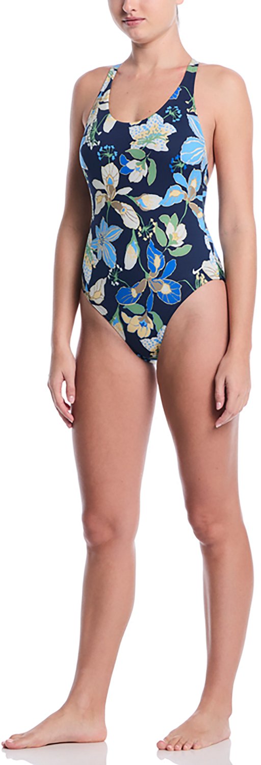 Nike Women's Swim Scoop Neck One-Piece Swimsuit - view number 3