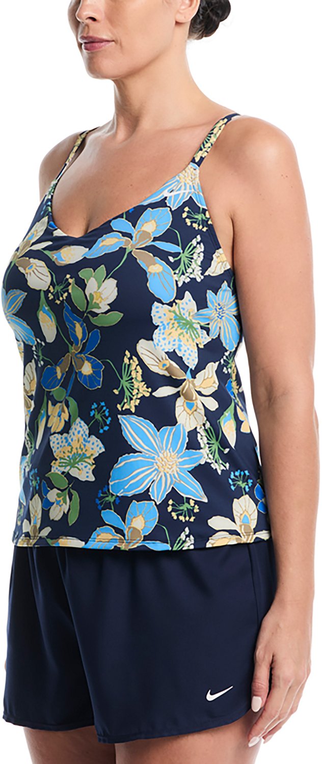 Nike Women’s V‑Neck Tankini Plus Size