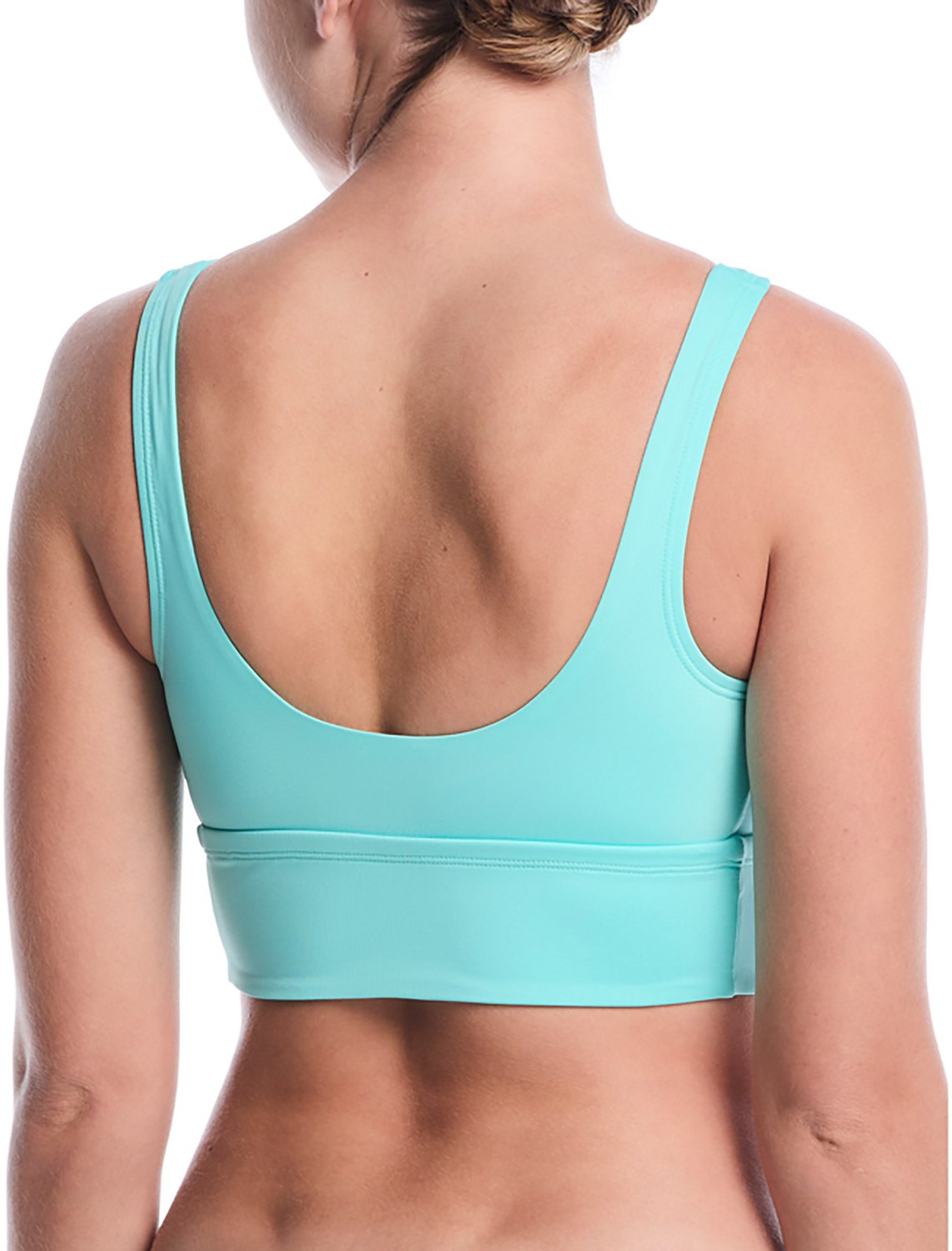 Nike Women's Effortless Essential Scoop Neck Midkini Swim Top - view number 2