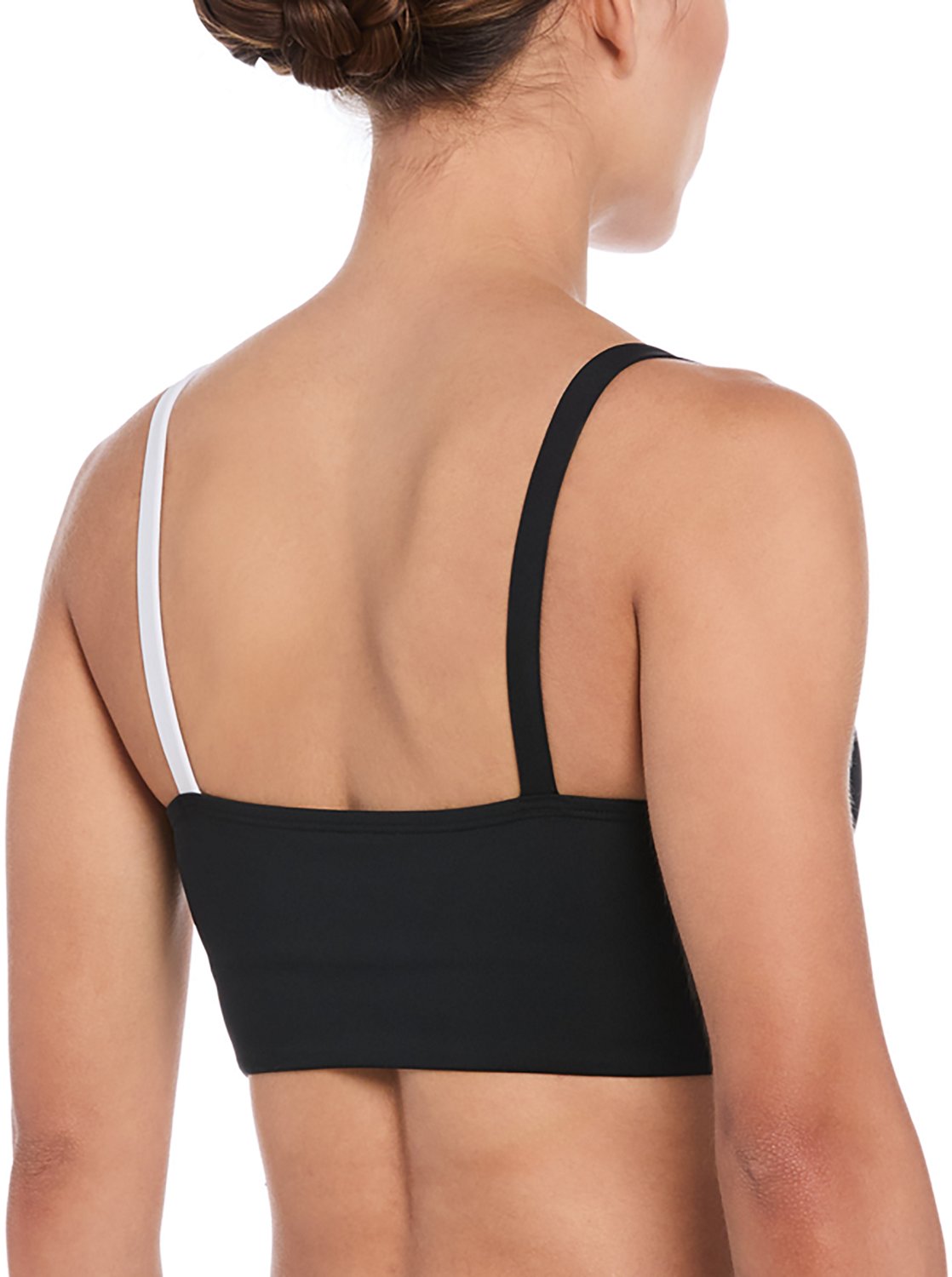 Nike Women's Color Block V-neck Midkini Swim Top - view number 2