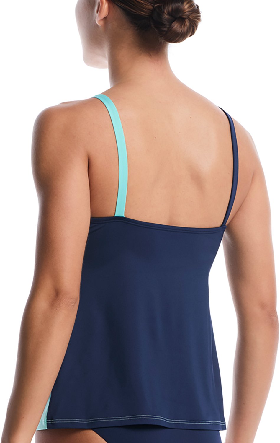 Nike Women's Color Block V-neck Tankini Swim Top - view number 2