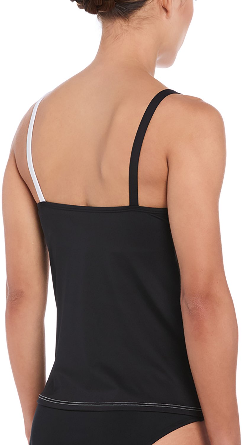 Nike Women's Color Block V-neck Tankini Swim Top - view number 2