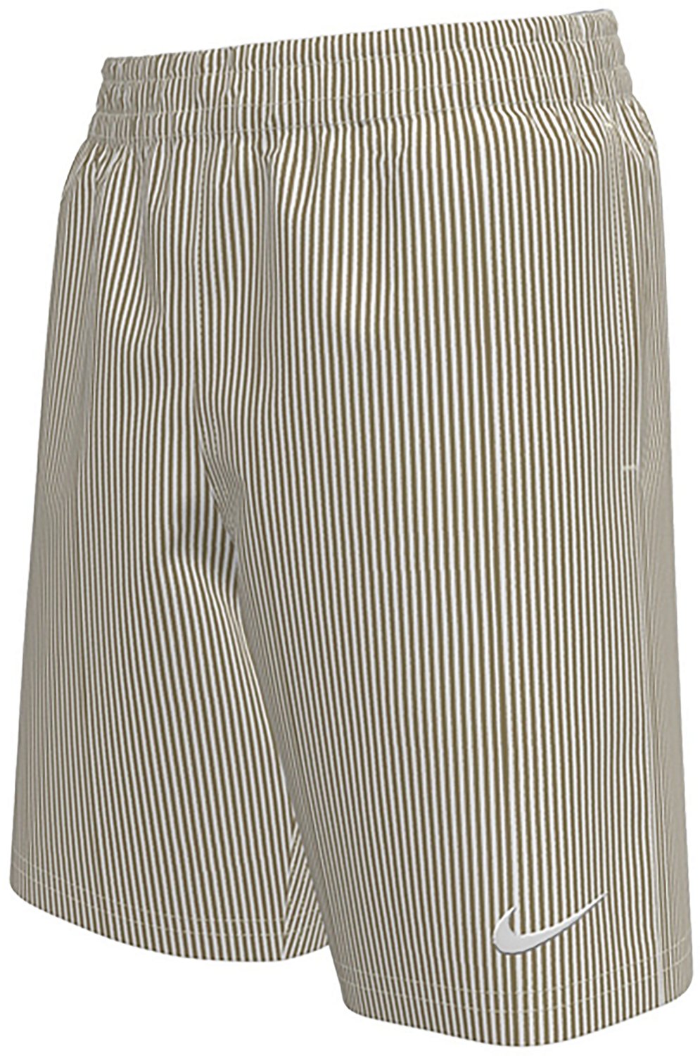 Nike Boys’ Swim Breaker Ripple Texture 7" Brief‑Lined Volley Shorts