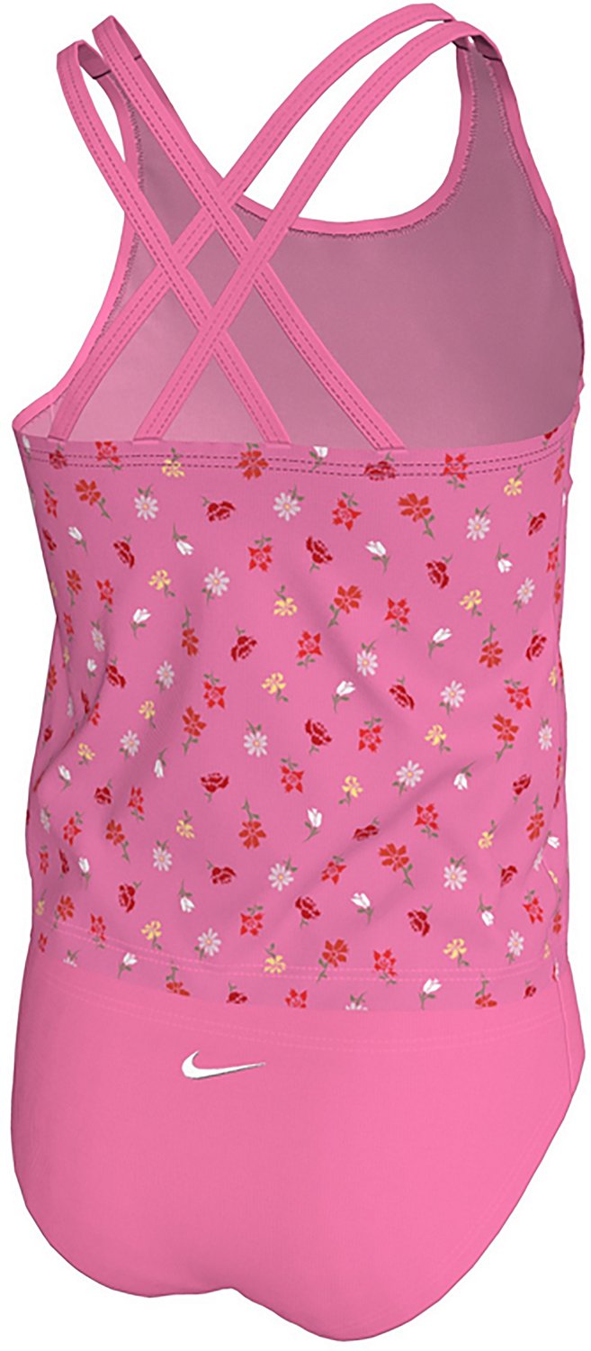 Nike Girls' Swim Spiderback Tankini Set - view number 2