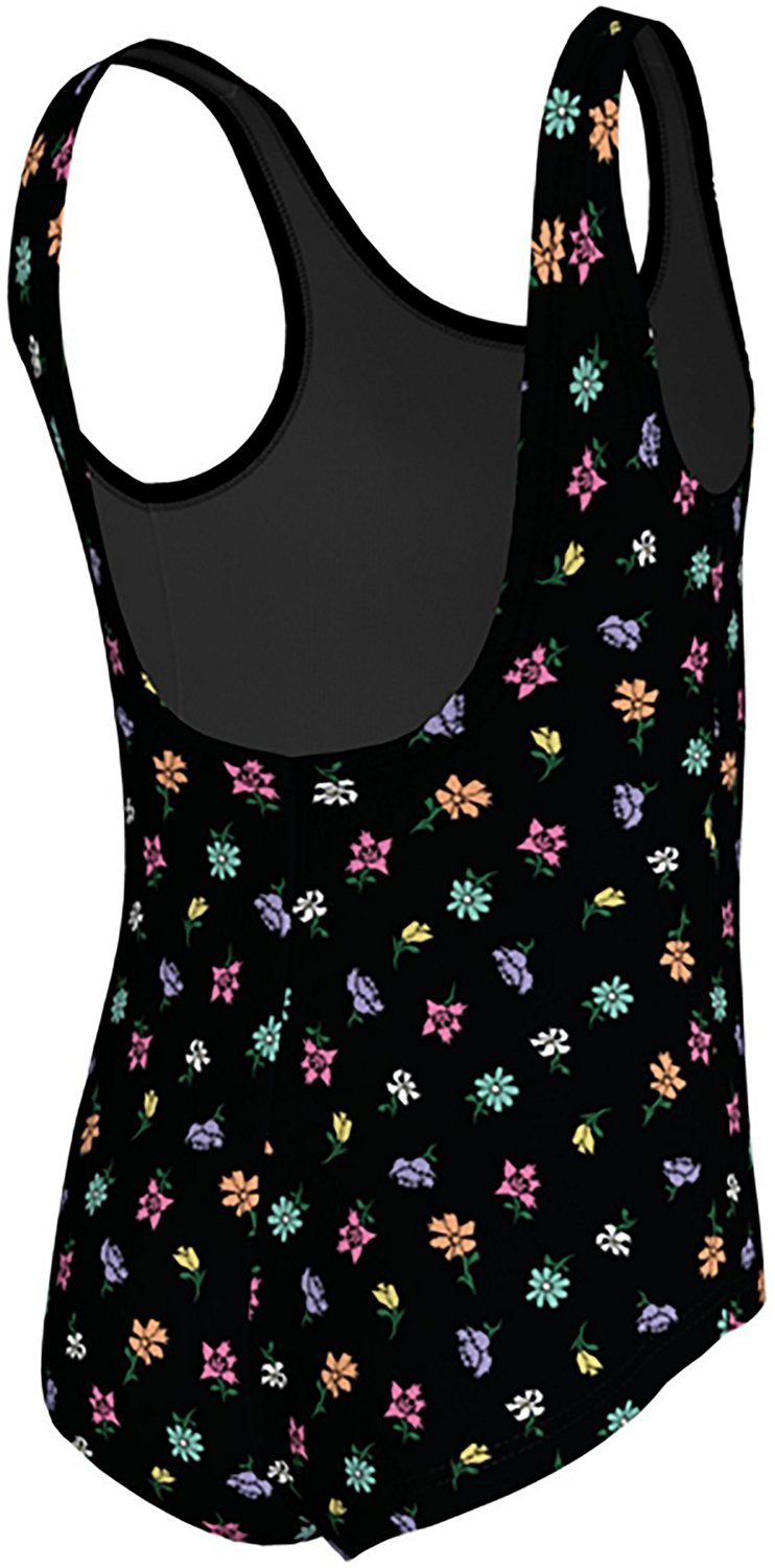 Nike Girls' 4-6X Crafted Blooms U-Back 1-Piece Swimsuit - view number 2
