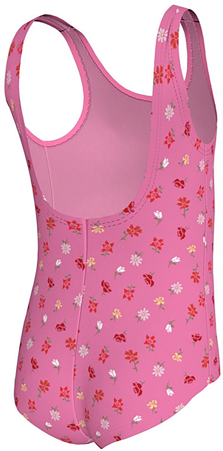 Nike Girls' 4-6X Crafted Blooms U-Back 1-Piece Swimsuit - view number 2