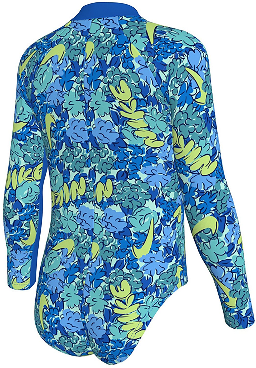 Nike Girls' 4-6X Doodle Floral Long Sleeve 1-Piece Swimsuit - view number 2