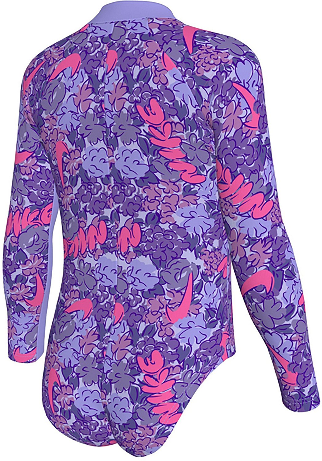 Nike Girls' 4-6X Doodle Floral Long Sleeve 1-Piece Swimsuit - view number 2