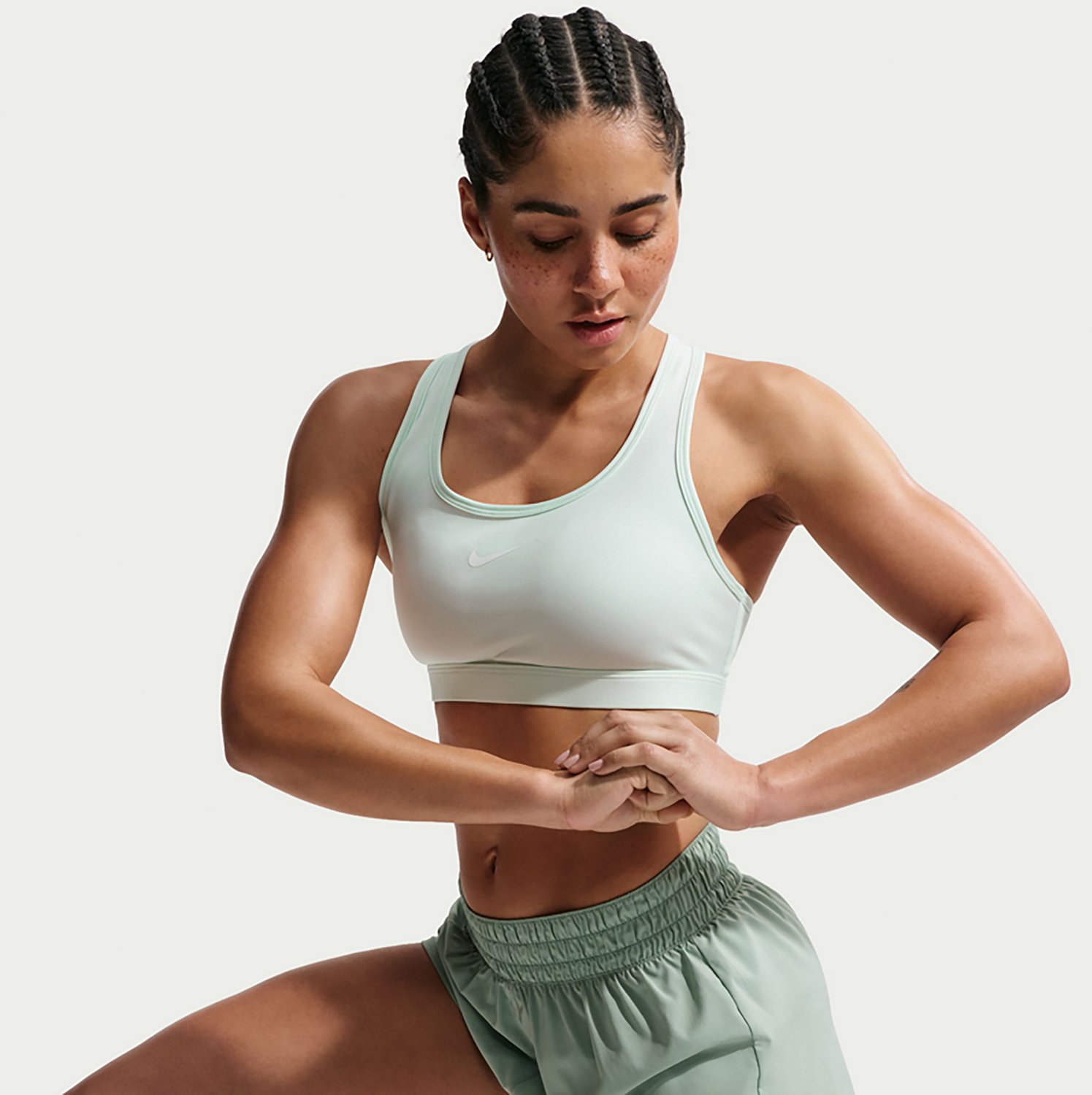 Nike Women's Swoosh Padded Medium Support Sports Bra - view number 3