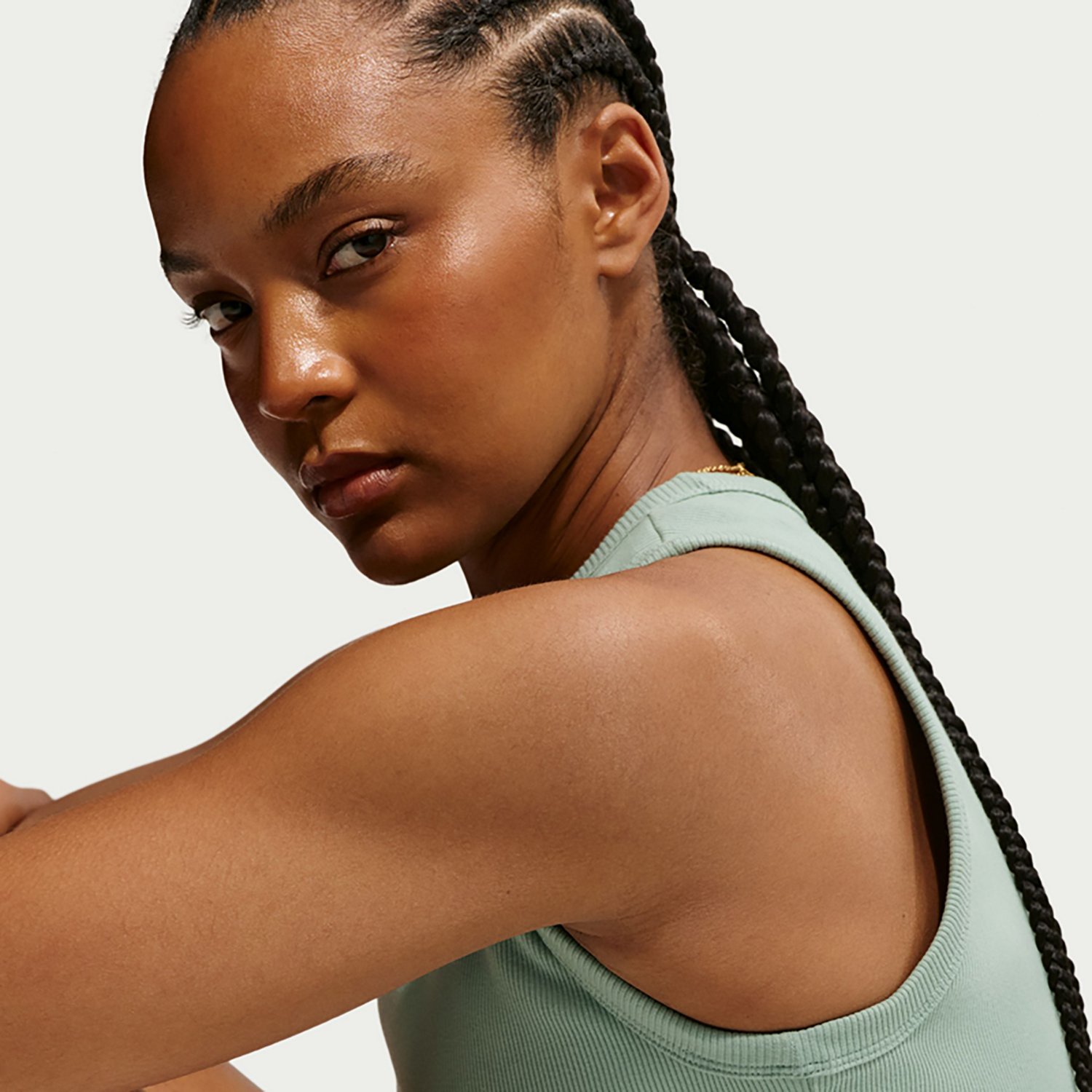 Nike Women's Nike Sportswear Rib Tight Tank Top - view number 5