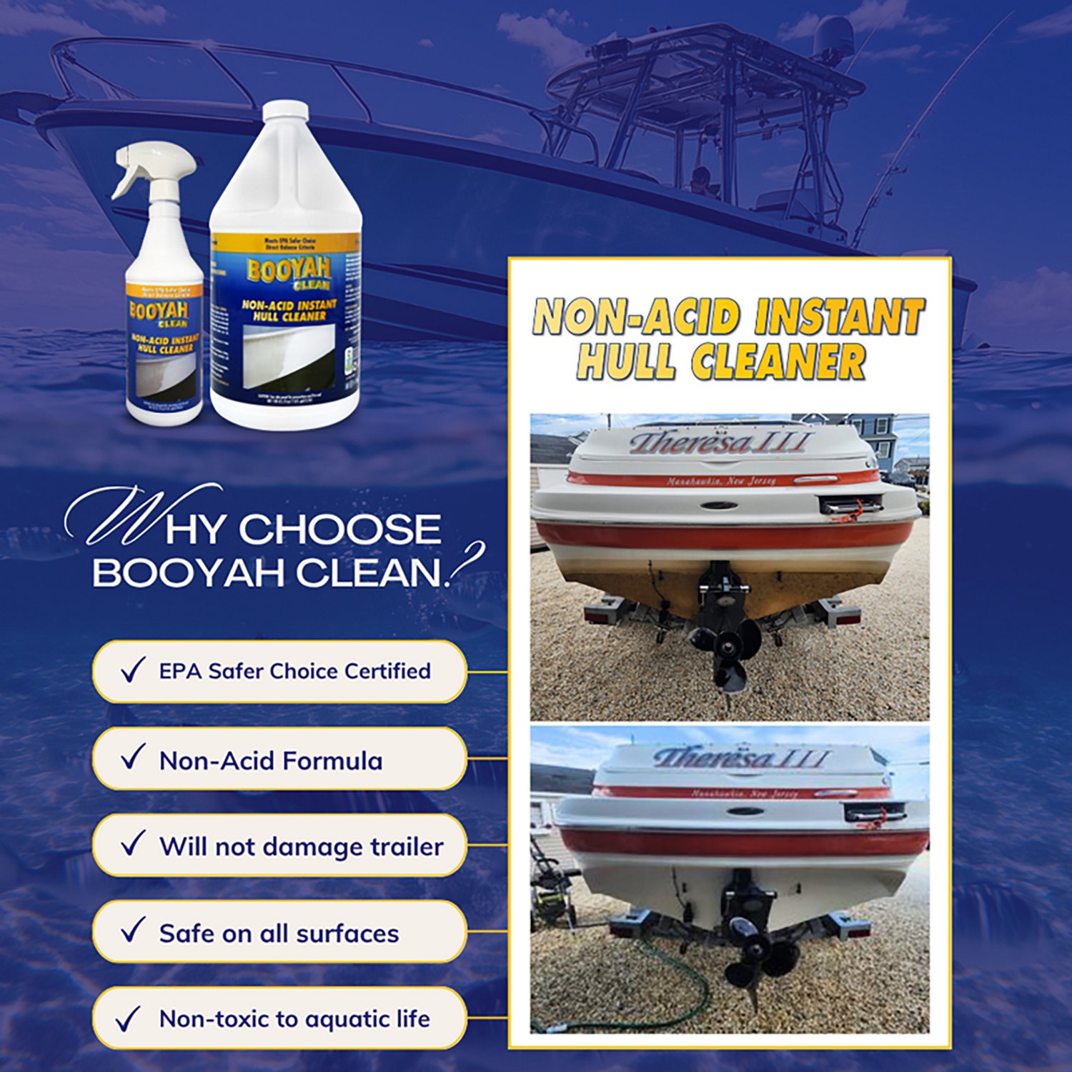 BOOYAH Clean Nonacid Instant Hull Cleaner - view number 2