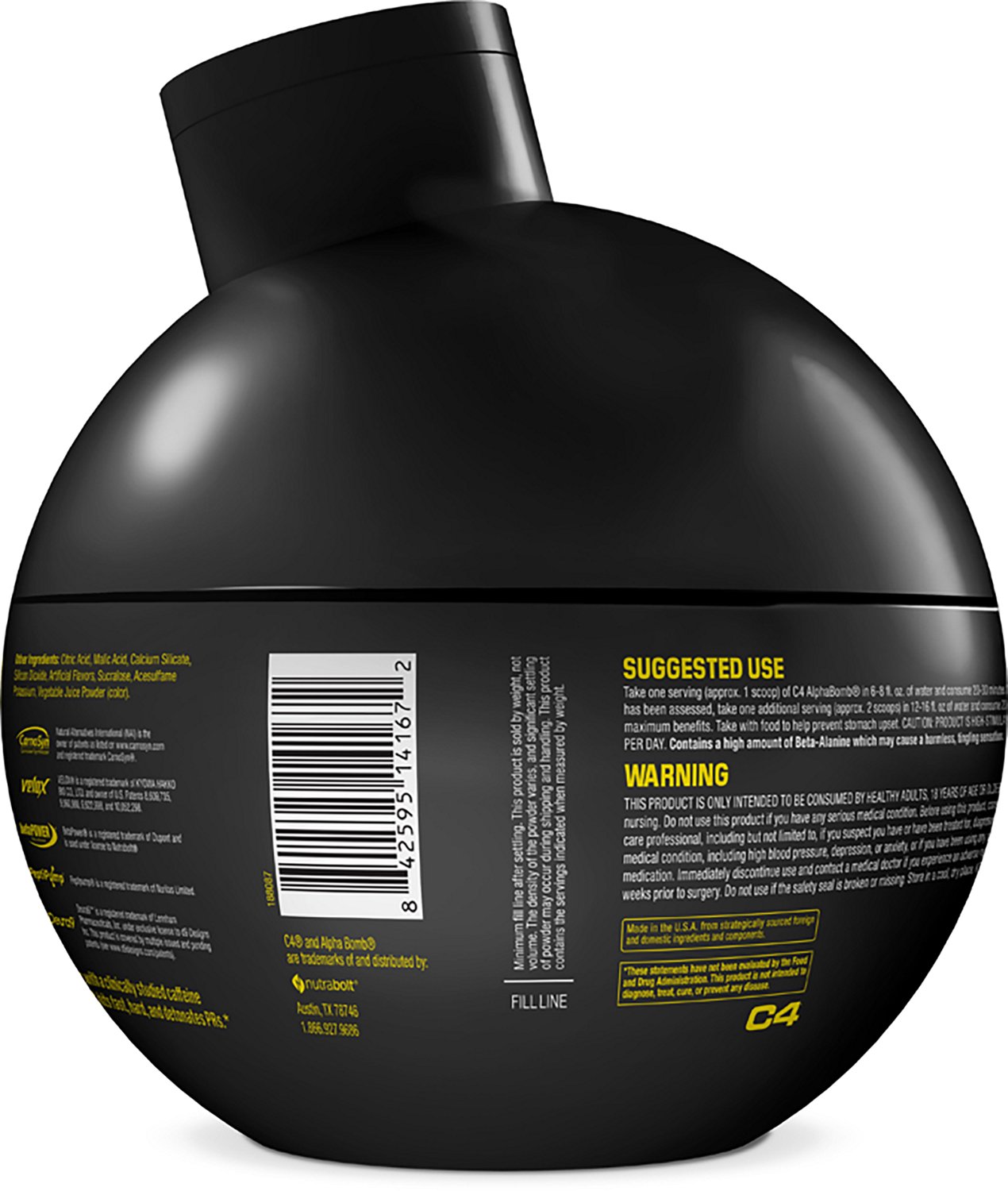 C4 Performance Energy AlphaBomb Full Melon Jacket