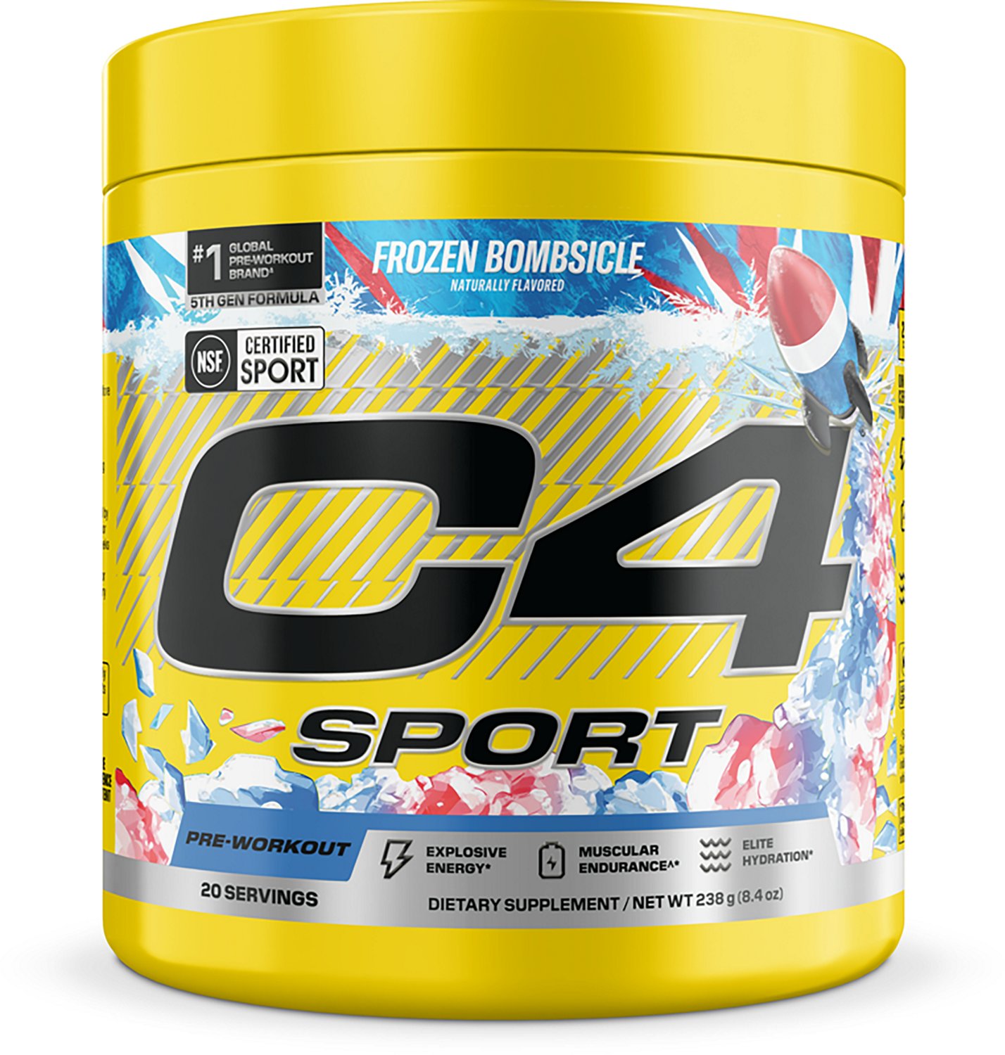 C4 Sport Frozen Bombsicle Pre-Workout - 20 servings