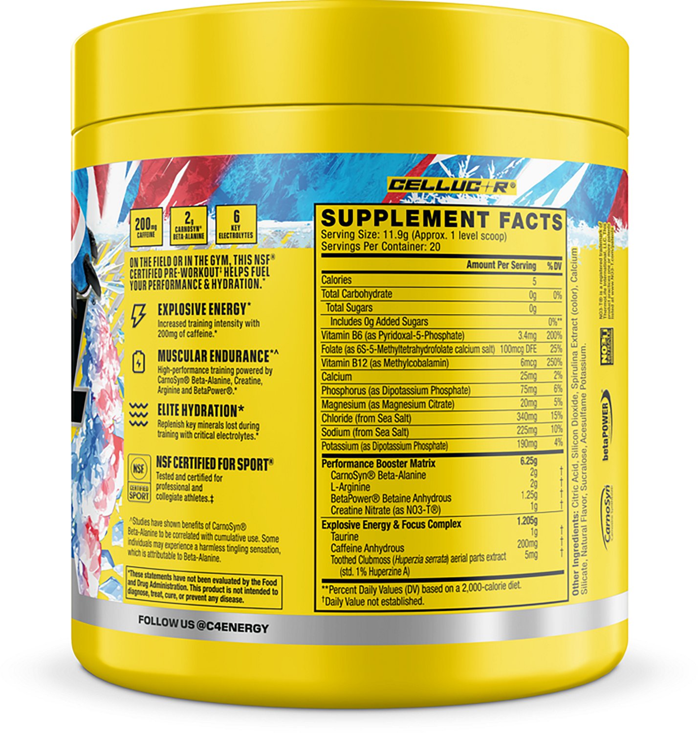 C4 Sport Frozen Bombsicle Pre-Workout - 20 servings - view number 2