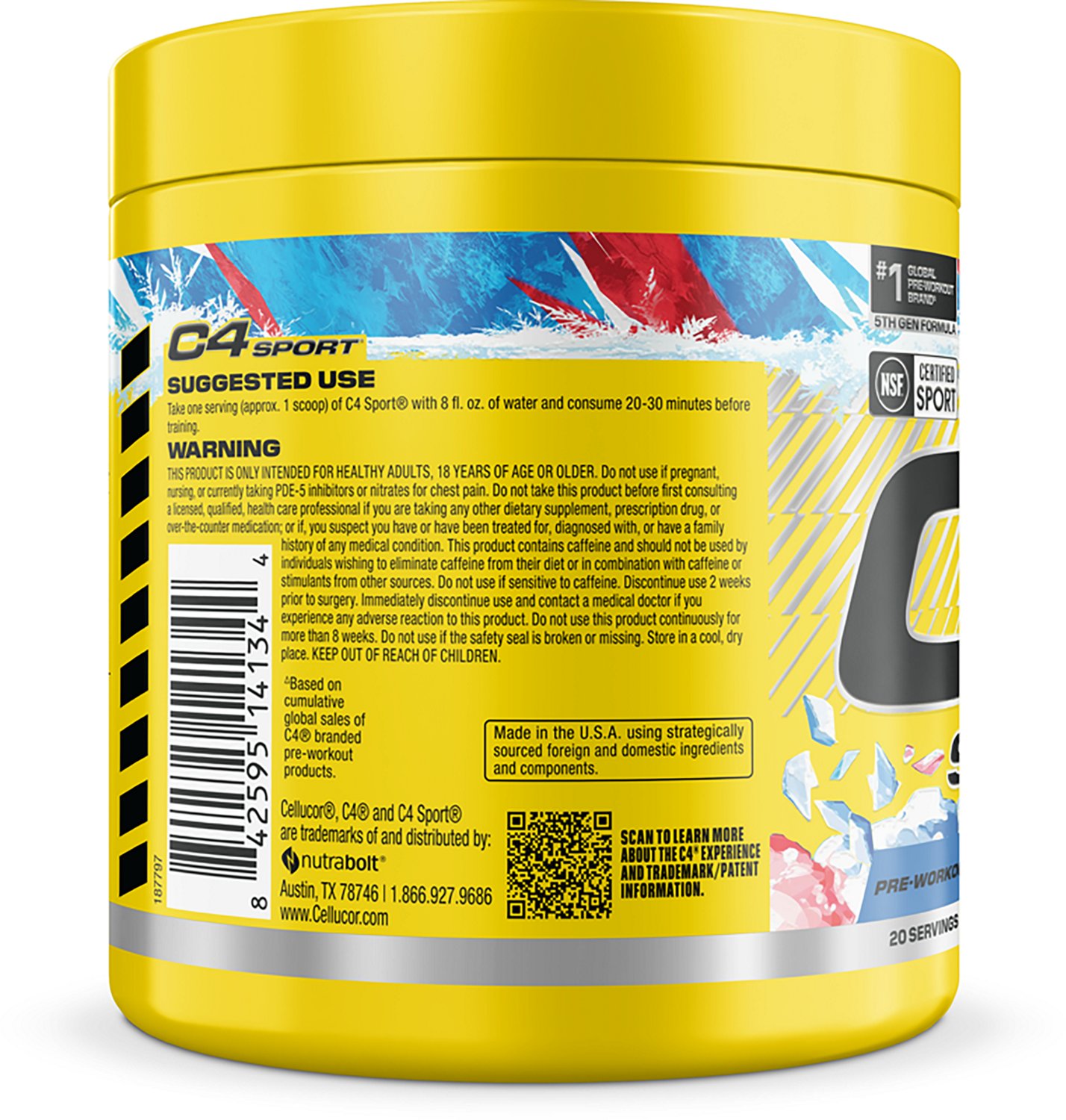 C4 Sport Frozen Bombsicle Pre-Workout - 20 servings - view number 4