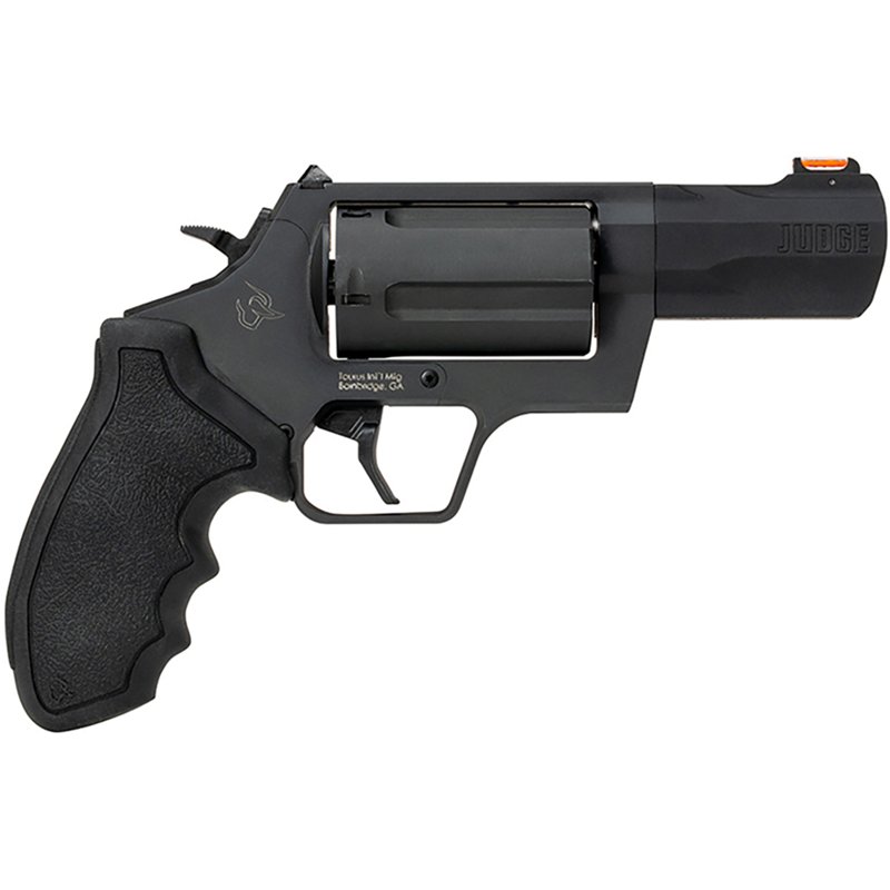 Taurus Judge .45 Colt/.410 Bore 3" Bbl Fiber Optic Front/Adjustable Rear Sights 5rd Cap DA/SA Rubber Grip Matte Black Revolver 2-JUDGE31