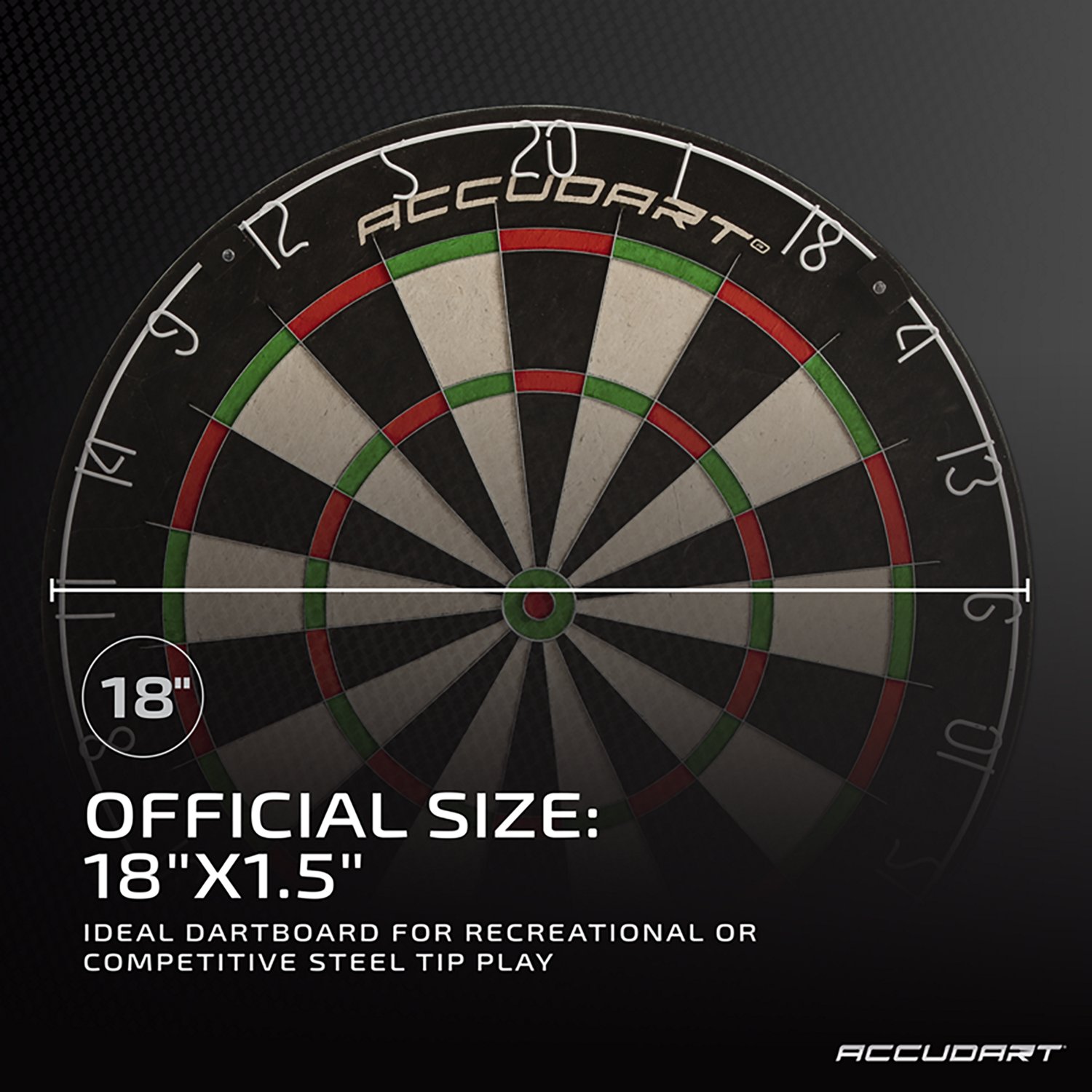 Accudart Edge Bristle Dartboard - view number 2