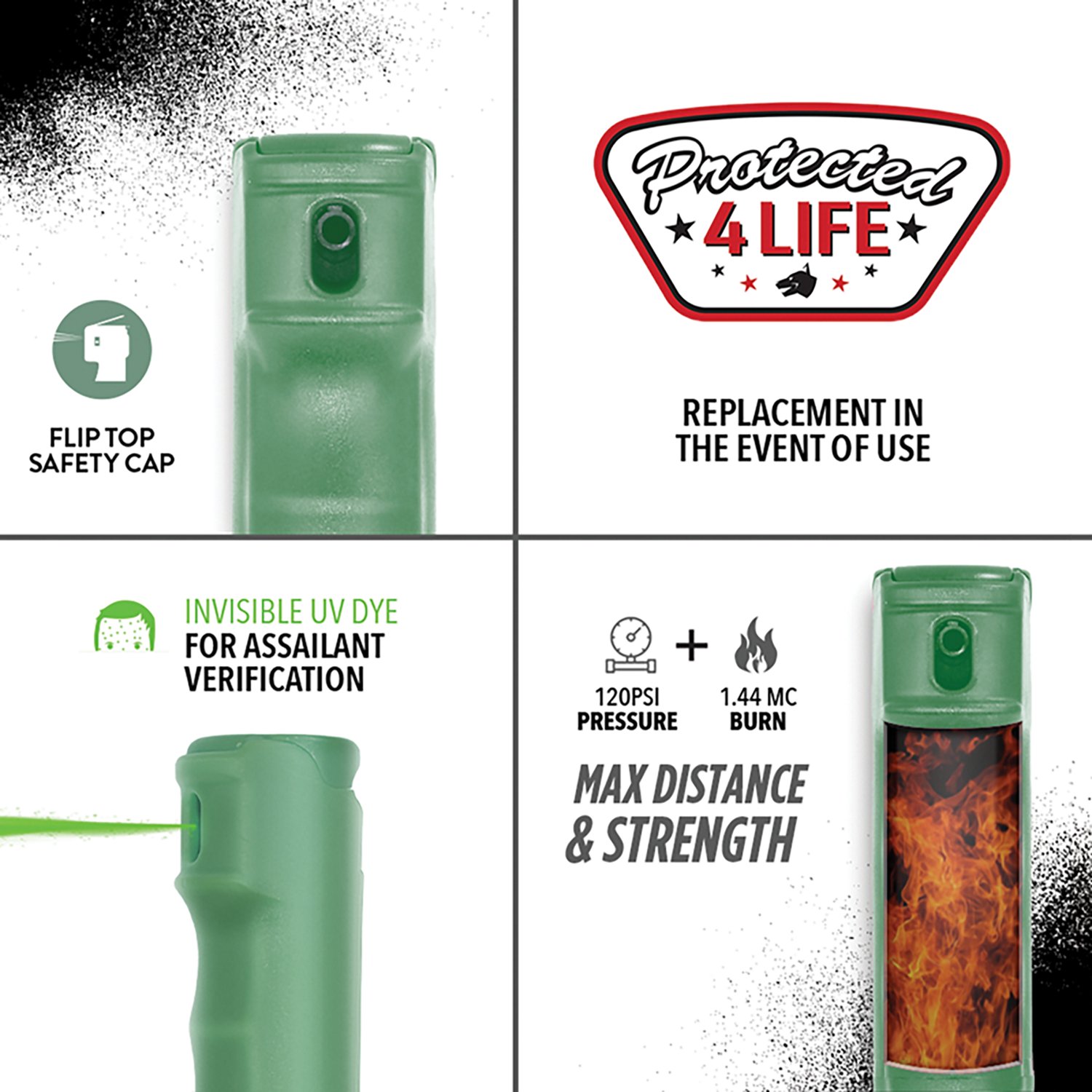 Guard Dog Security Flip-Top Pepper Spray 2-Pack - view number 4