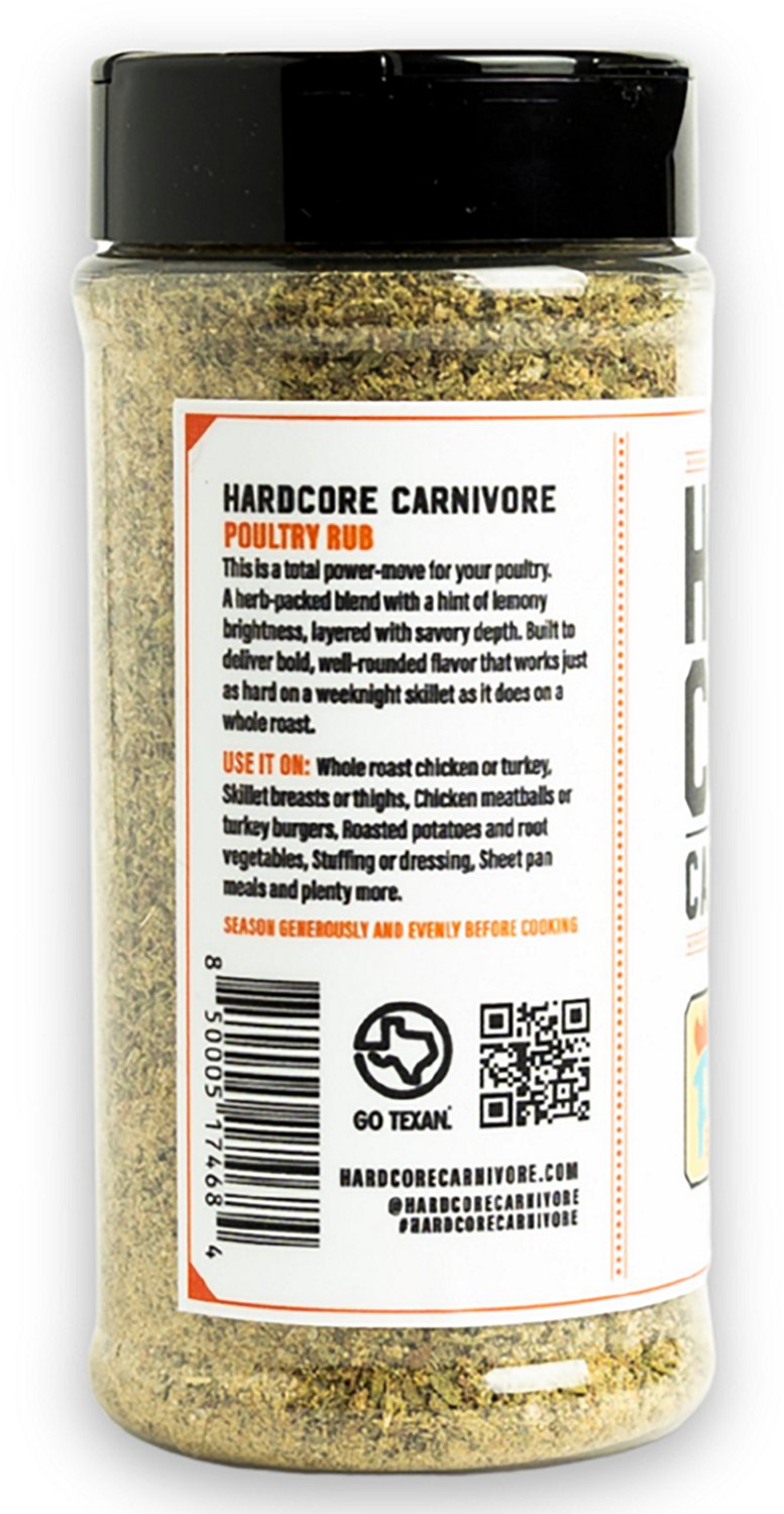 Hardcore Carnivore Poultry Rub Seasoning 10 Oz - view number 3