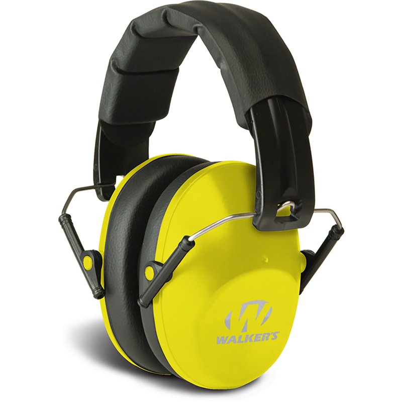 Walkerâs Pro Low Profile Passive Muff OverâtheâHead Hearing Protection