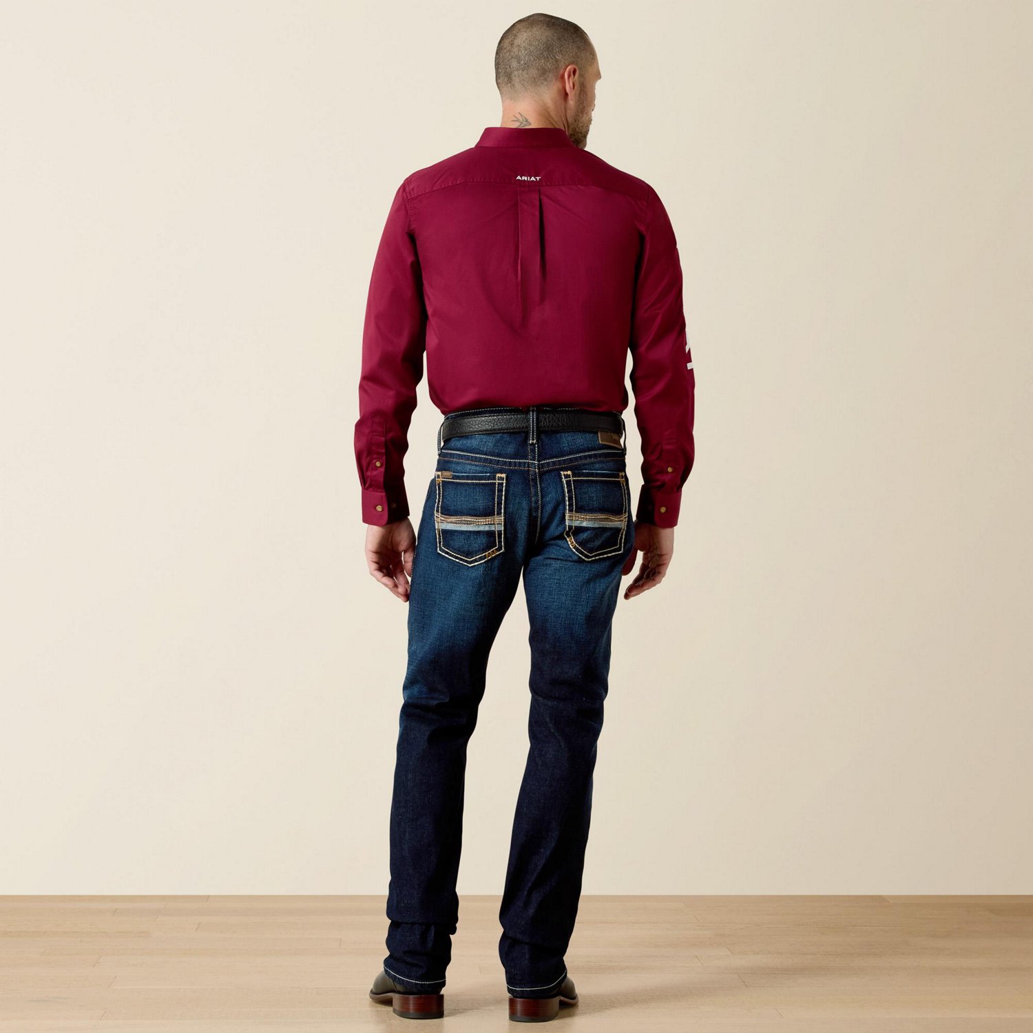 Ariat Men's M7 Rocker Stretch Stirling Stackable Straight Leg Jeans - view number 2