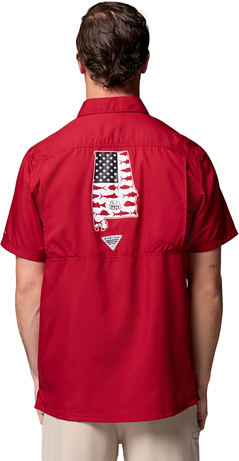 Columbia Sportswear Men's University of Alabama Collegiate PFG Slack Tide Camp Shirt