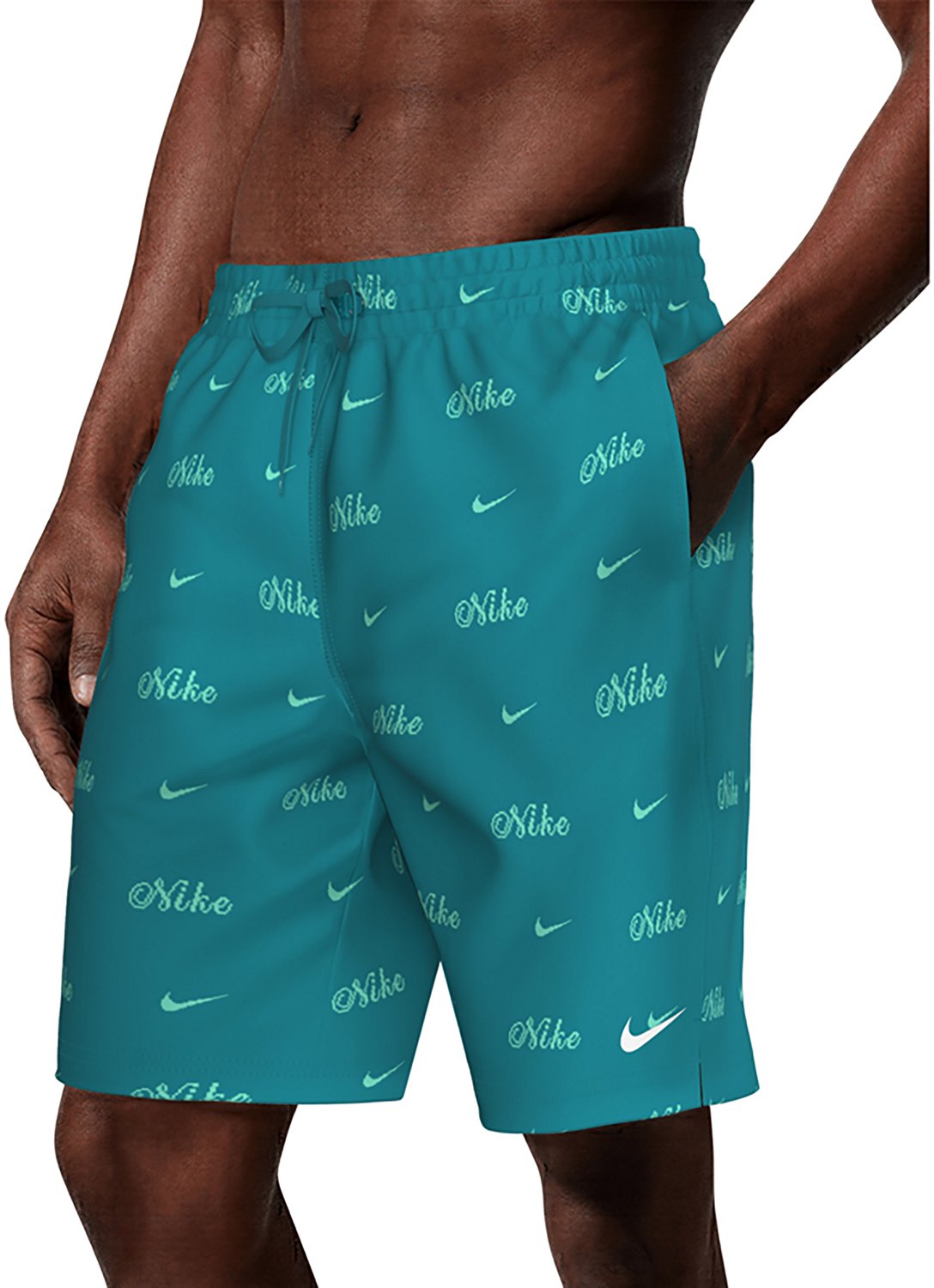Nike Men's Breaker Digi Swoosh Volley Swim Shorts | Academy