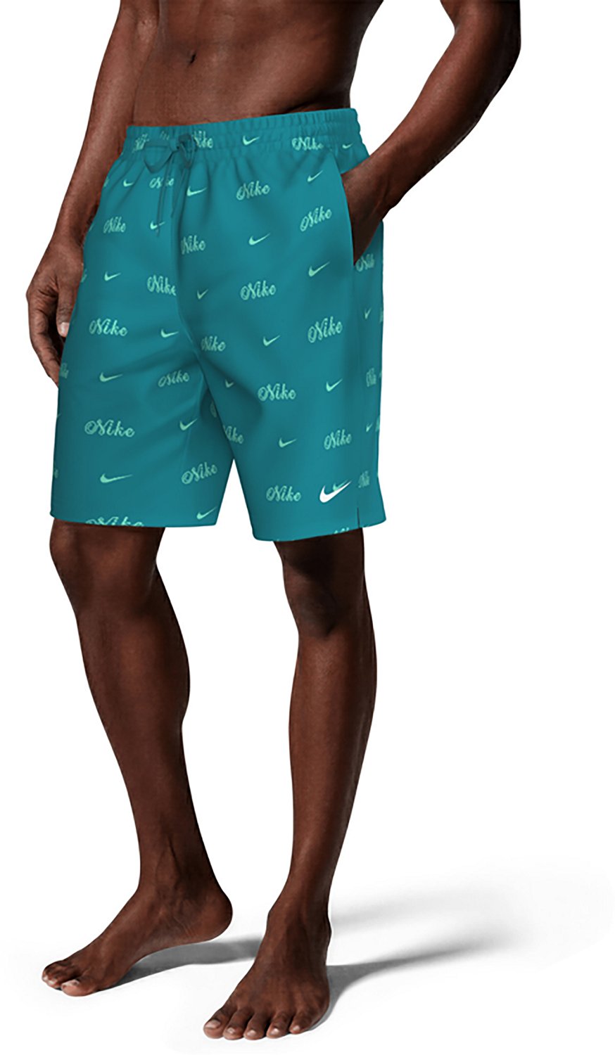 Nike Men's Breaker Digi Swoosh Volley Swim Shorts | Academy