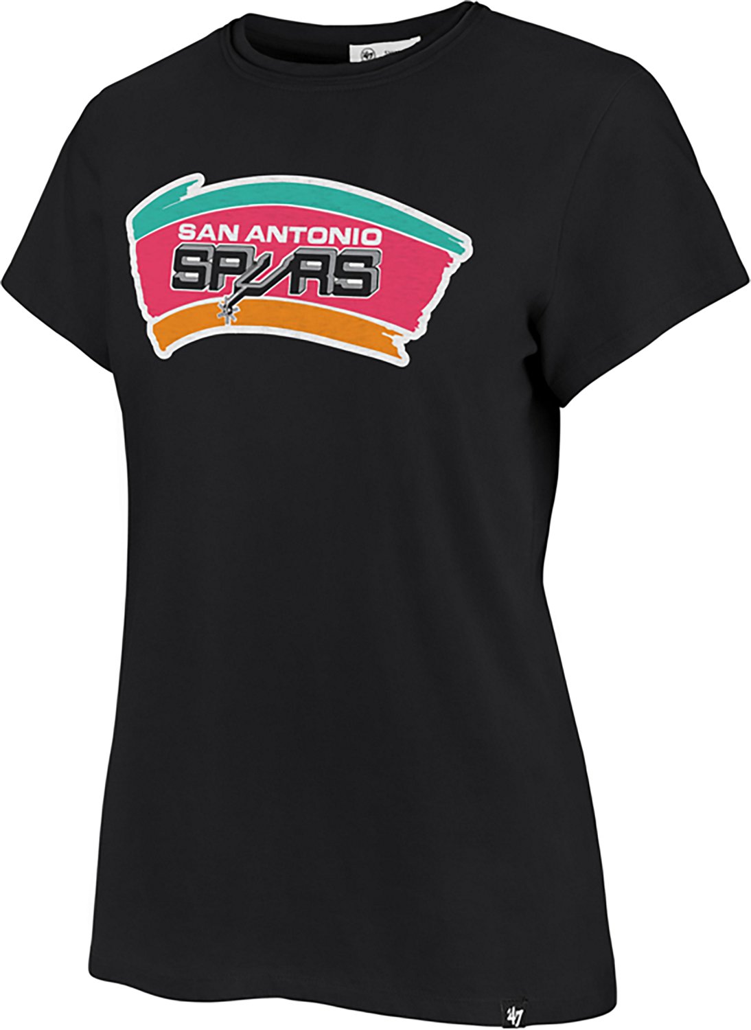 '47 Women's San Antonio Spurs Hardwood Classics Frankie Graphic T-shirt