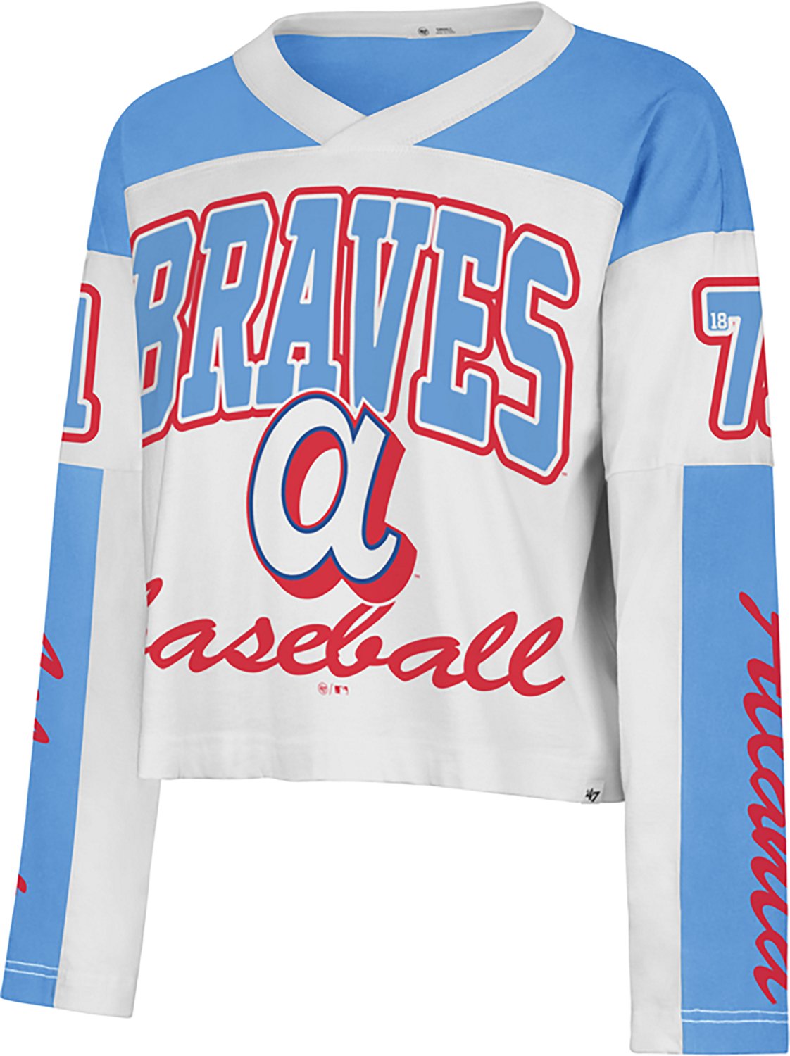 '47 Atlanta Braves Women's City Connect Exclamation Metro Jersey T-shirt