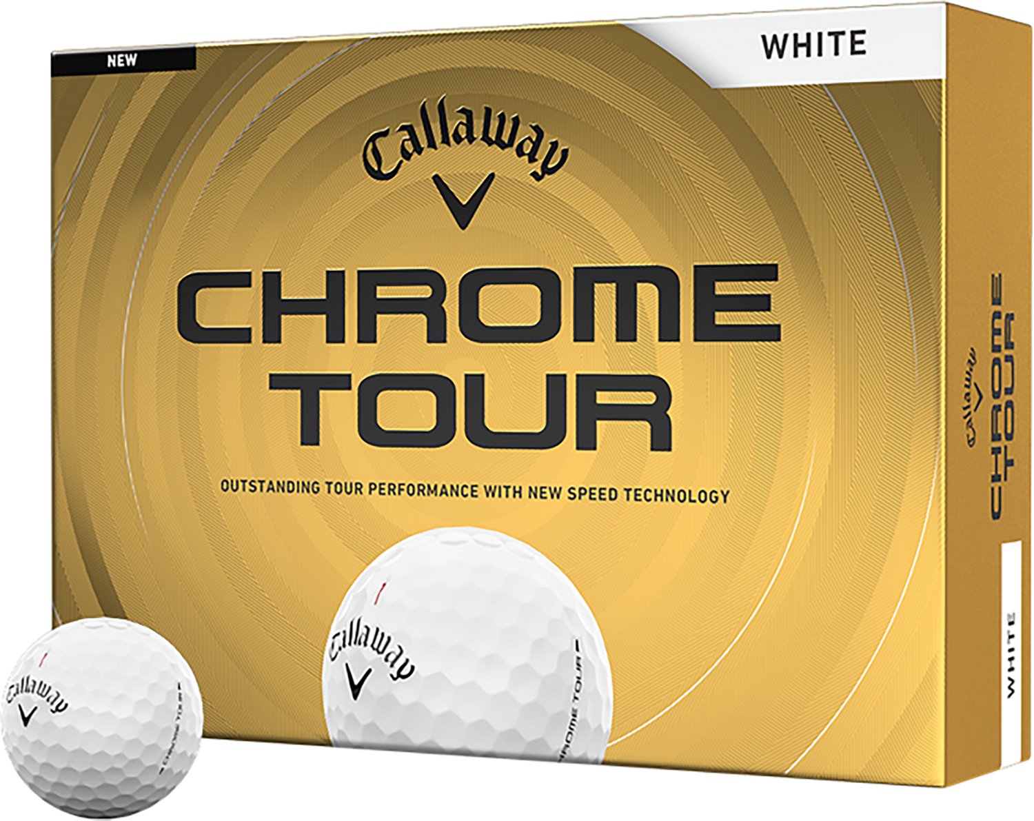 Callaway Chrome Tour Golf Balls 12‑Pack | Academy