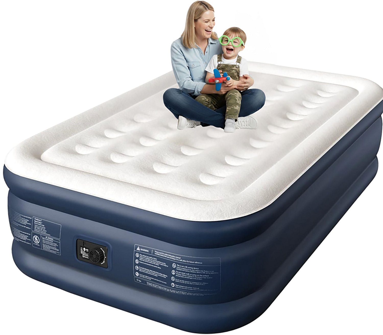 Cherimor 18 in. Full Airbed with Built‑In Pump