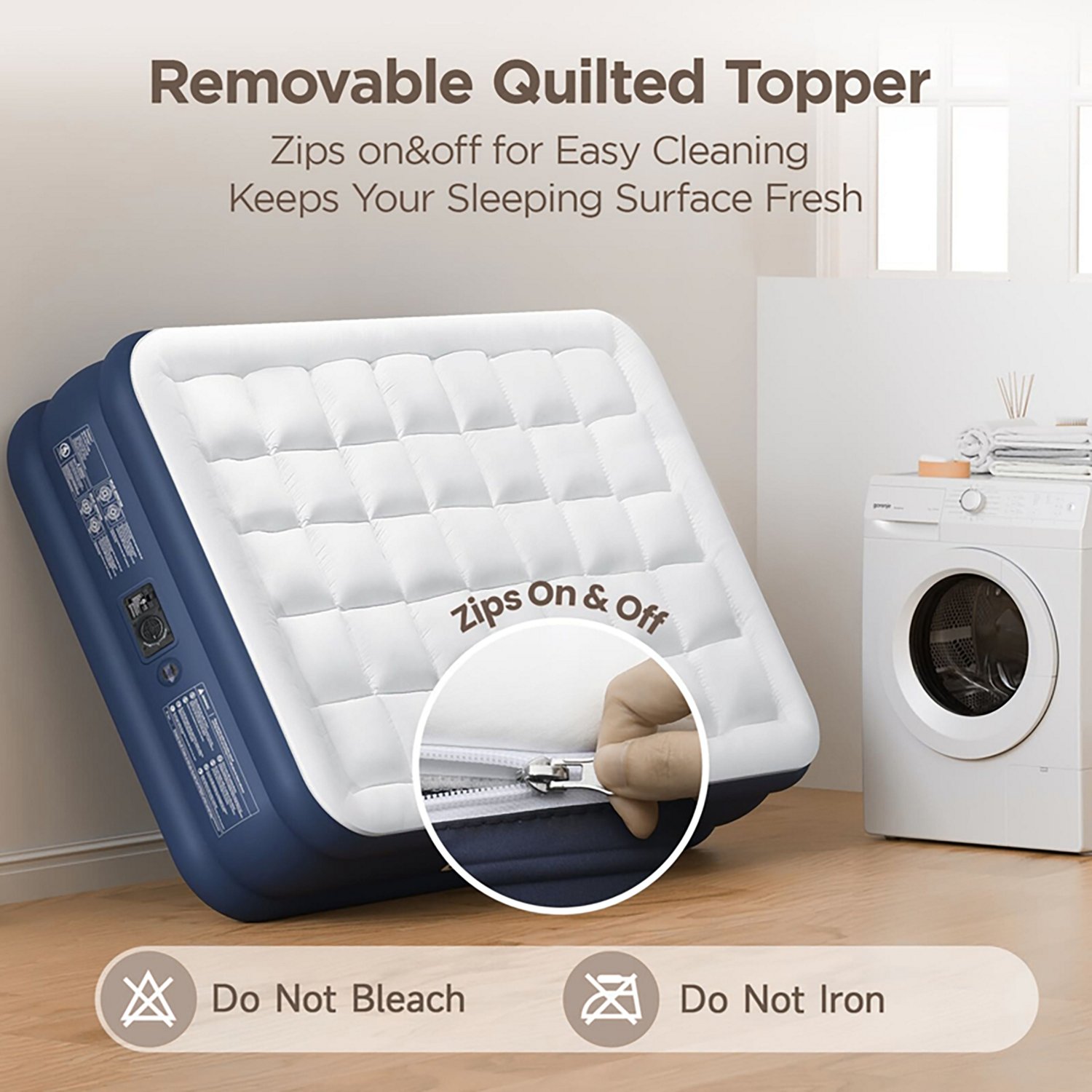 Cherimor 18 in. Full Airbed with Built‑In Pump - view number 7