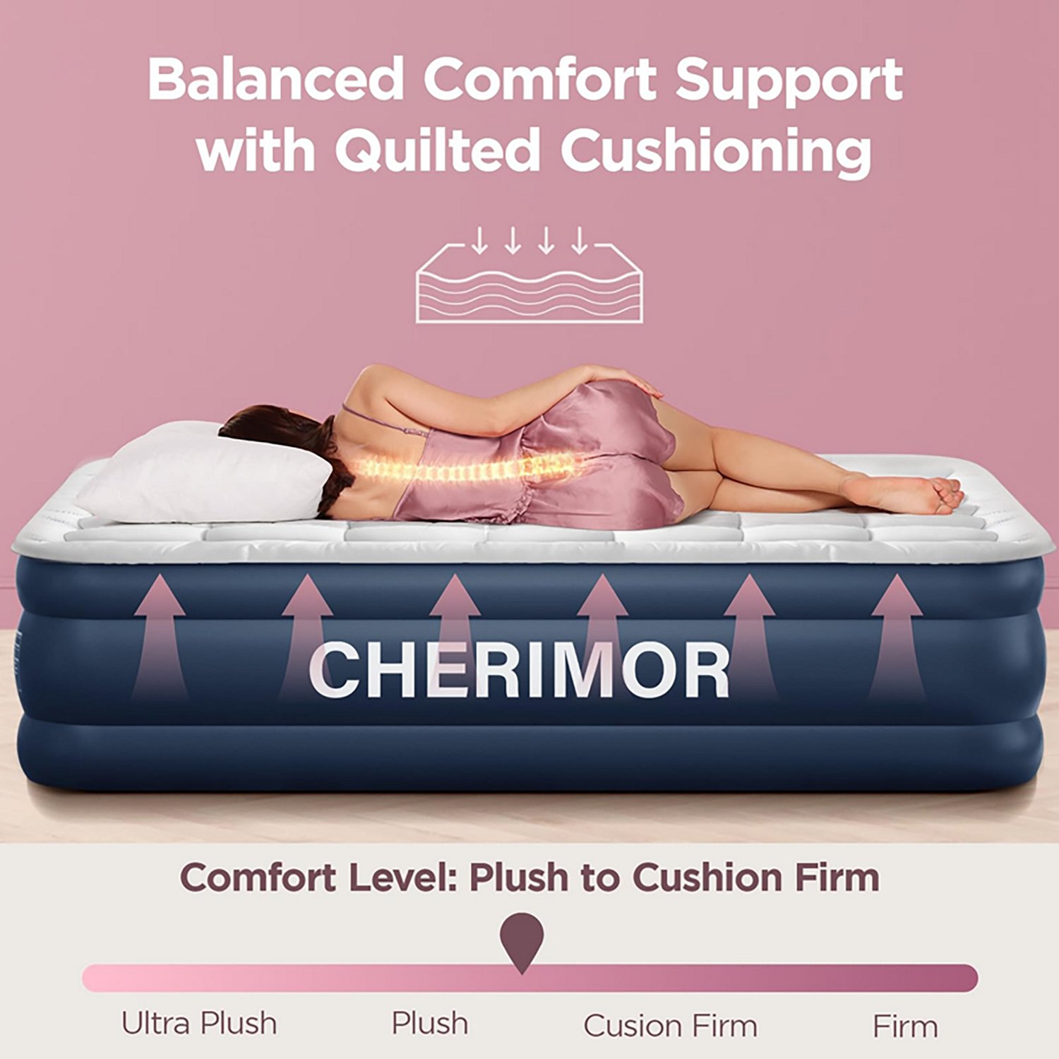 Cherimor 18 in. King Airbed with Built‑In Pump - view number 6