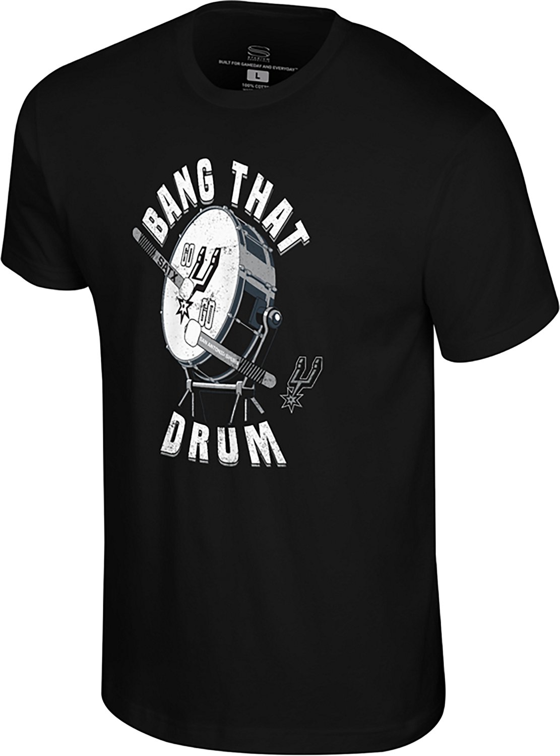 Stadium Essentials Men's Spurs Bang That Drum Short Sleeve Tee