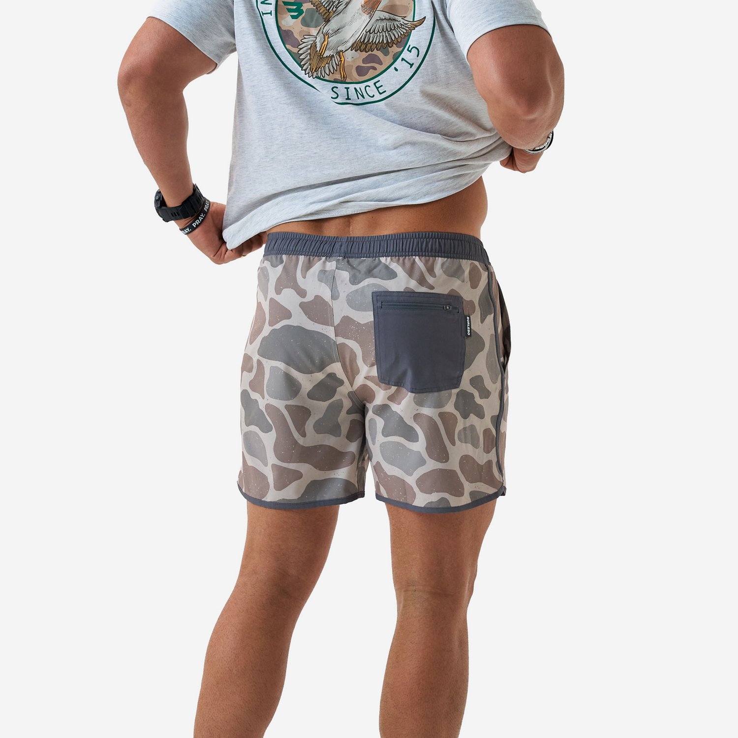 BURLEBO Men's Swim Trunks 6.25 in - view number 2