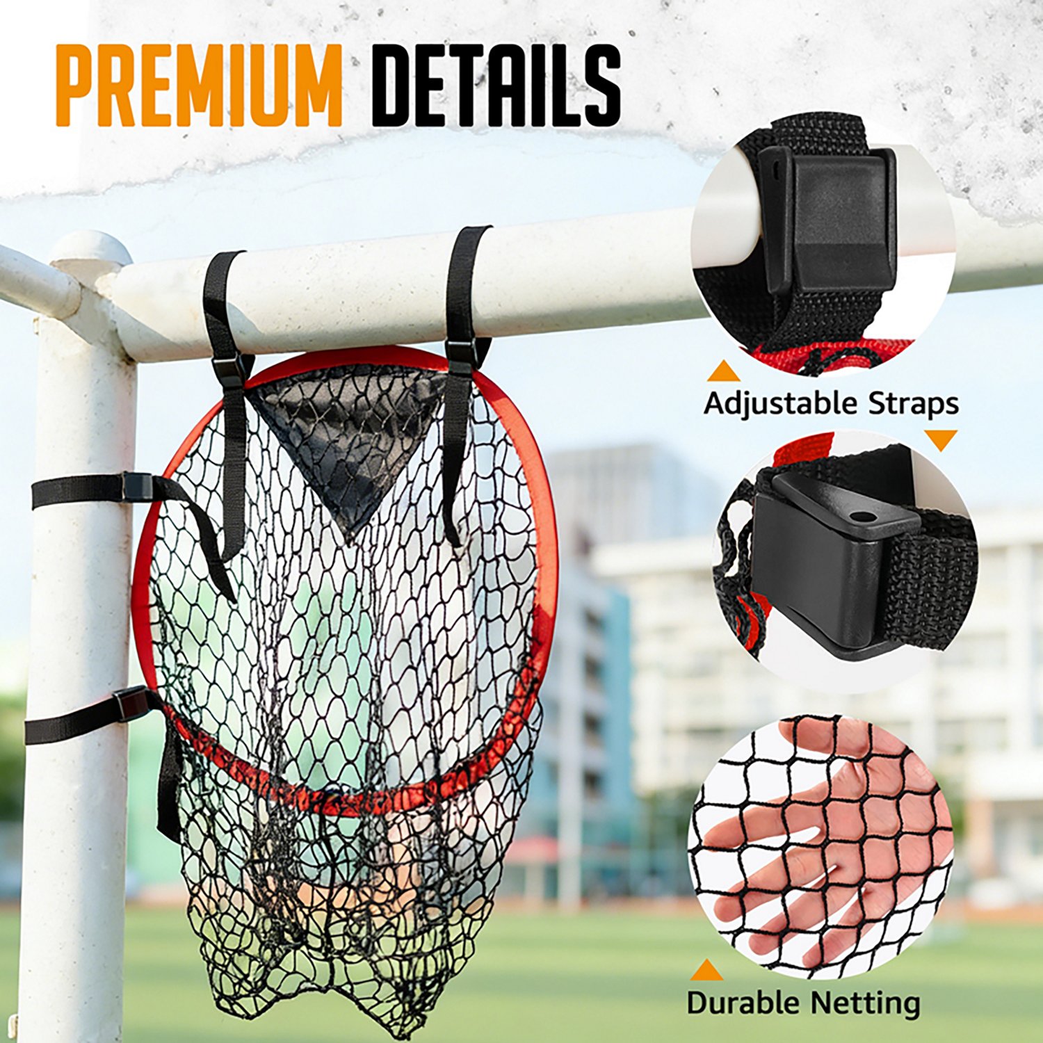Zealfeel 16-in Soccer Goal Targets (2 Pcs) W/ Carry Bag - view number 6