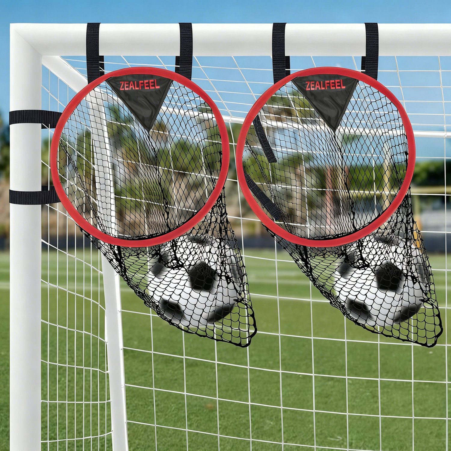 スポーツ・フィットネス MARVELOUS GOALS Zealfeel 16-in Soccer Goal Targets (2 Pcs) W/ Carry Bag | Academy