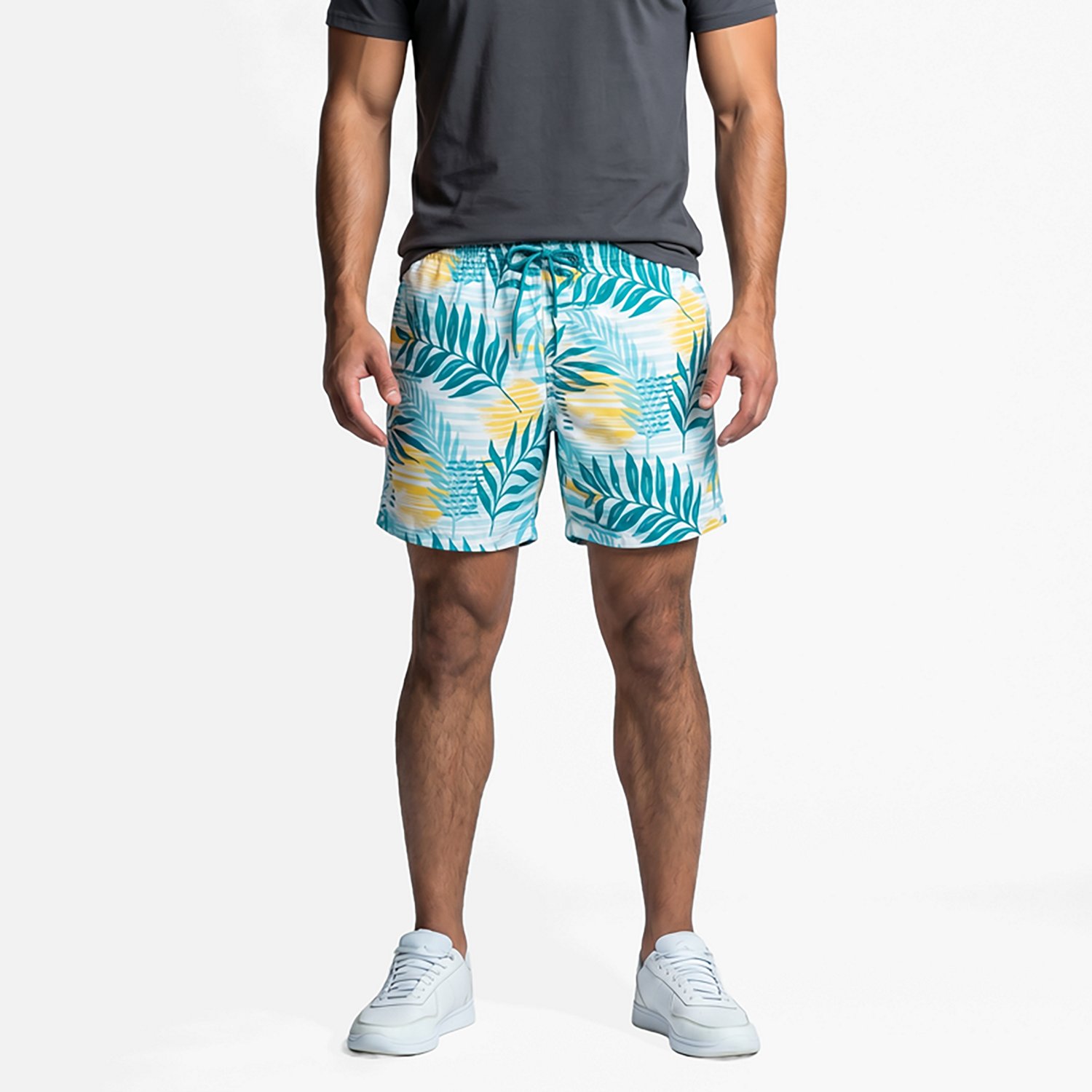 Burnside Men’s Sun and Palm Volley Swim Shorts - view number 2