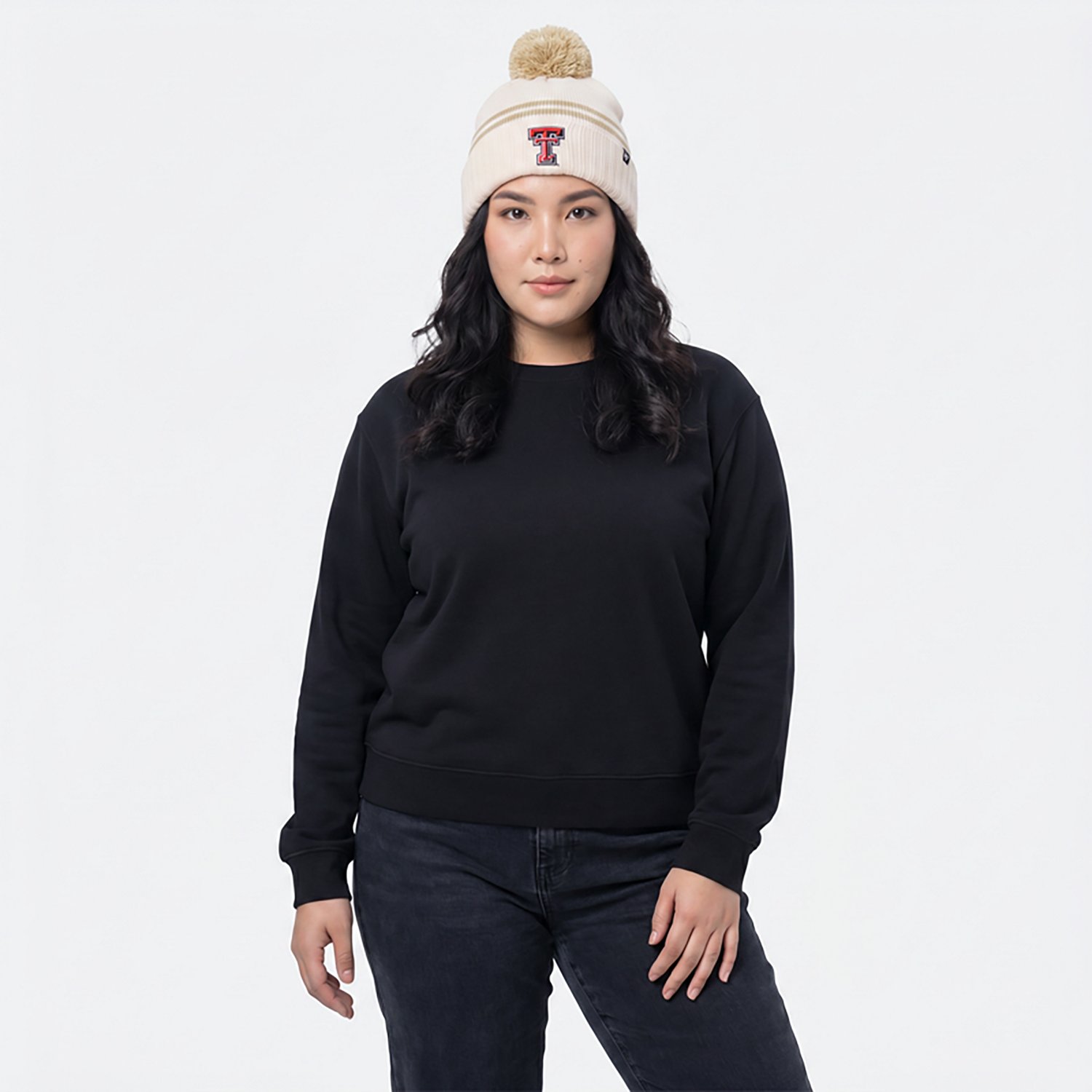 47 Brands Women's Texas Tech Red Raider Latte Cuff Knit Cap