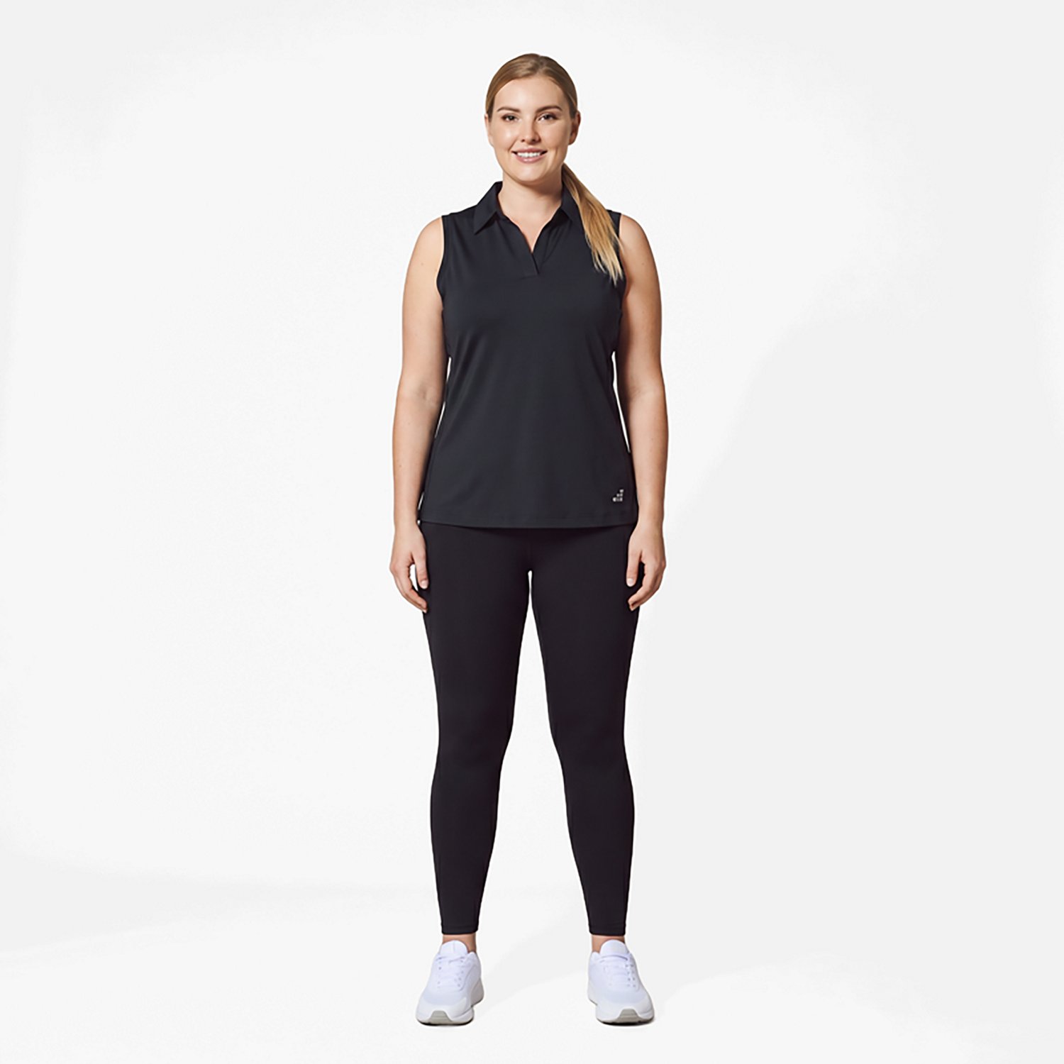 BCG Women's Tennis Dye Cut Polo Shirt