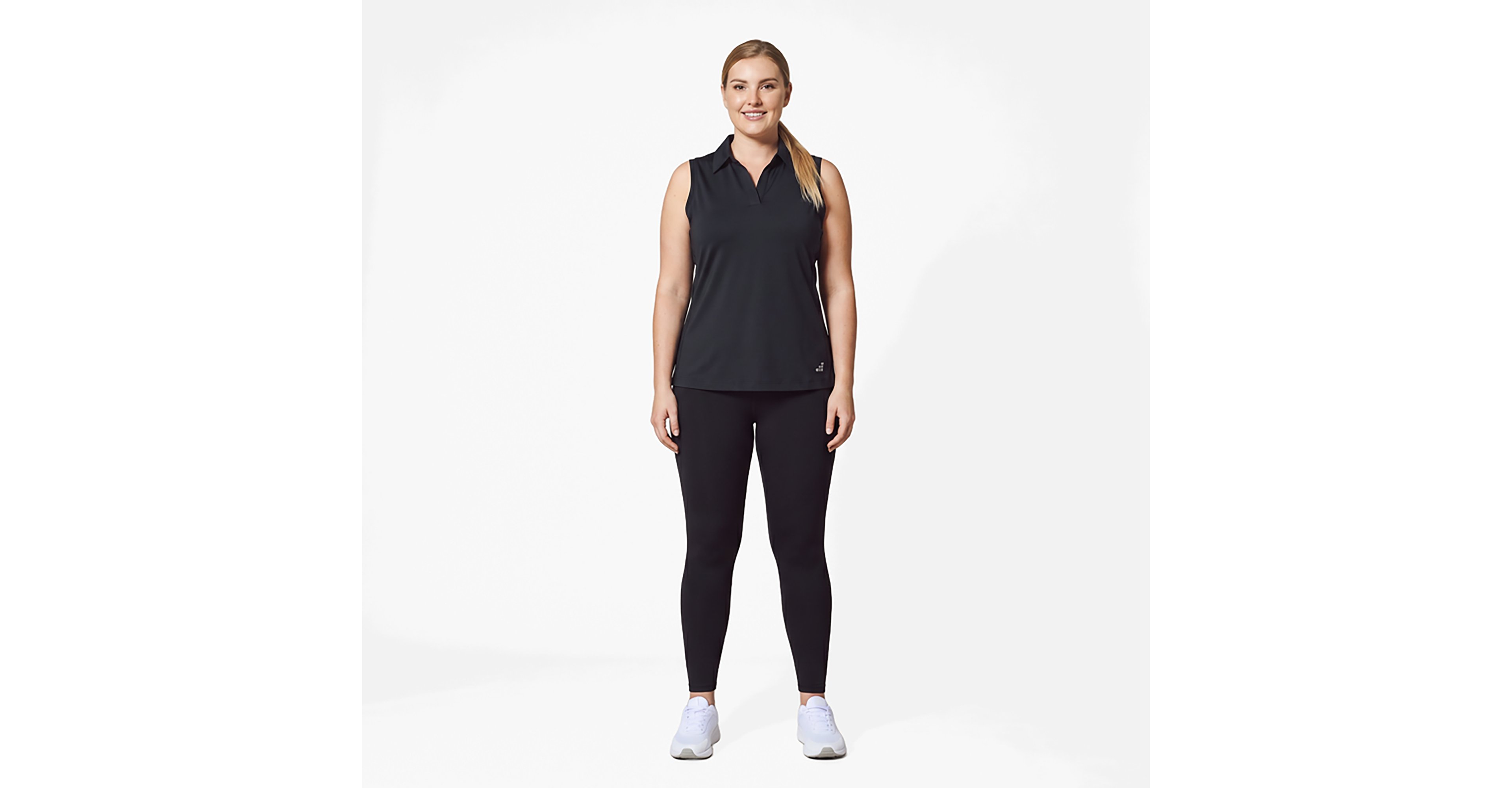 BCG Women's Tennis Dye Cut Polo Shirt