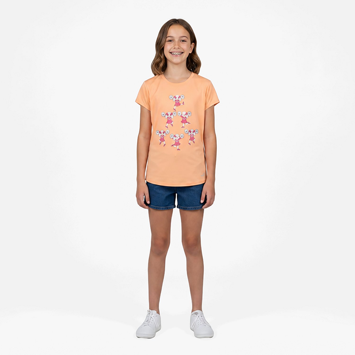 BCG Girls' Turbo Cheer Dogs Training T-shirt - view number 2