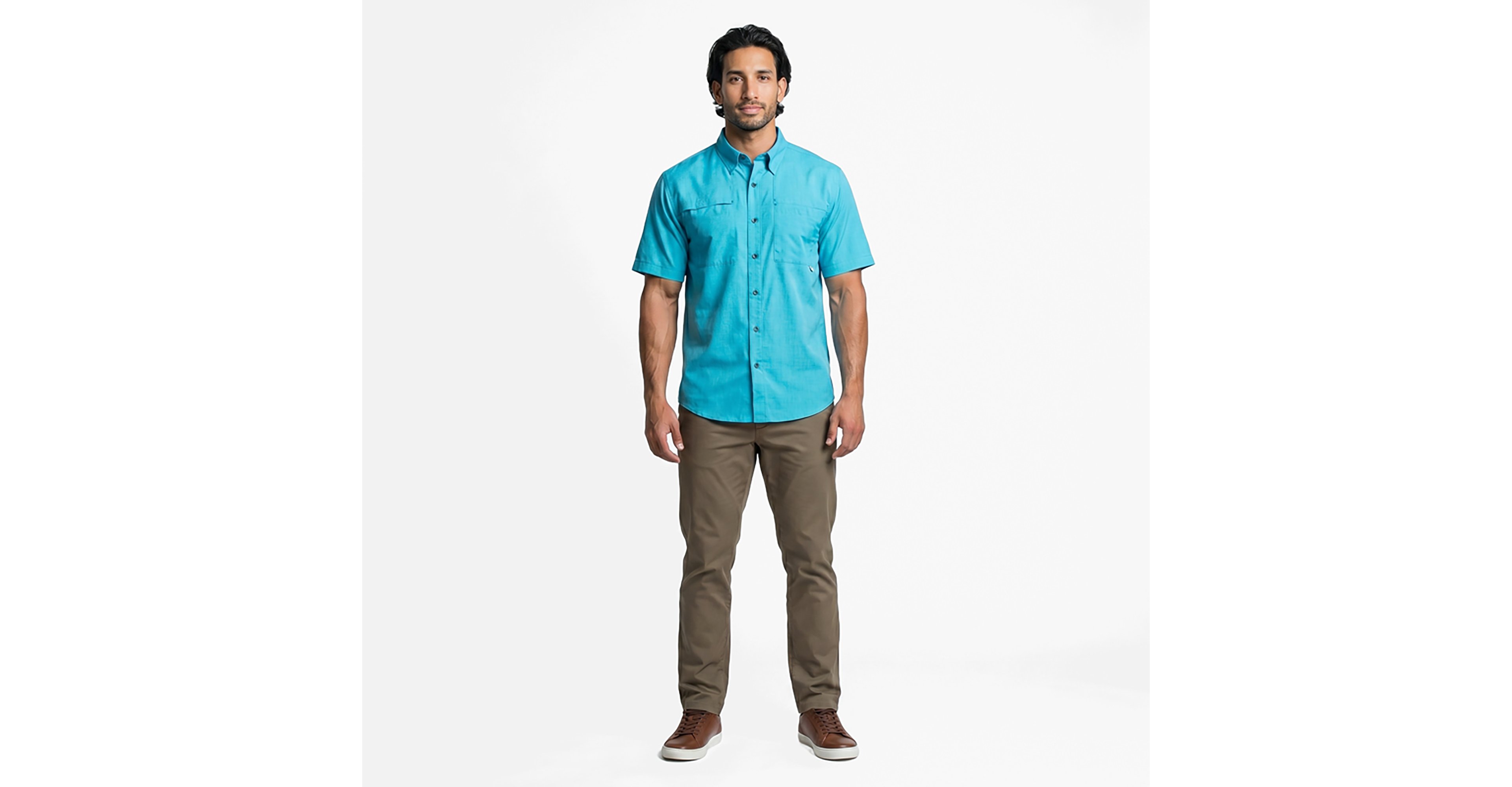 Magellan Outdoors Men's Aransas Pass Ripstop Short Sleeve Fishing T-shirt