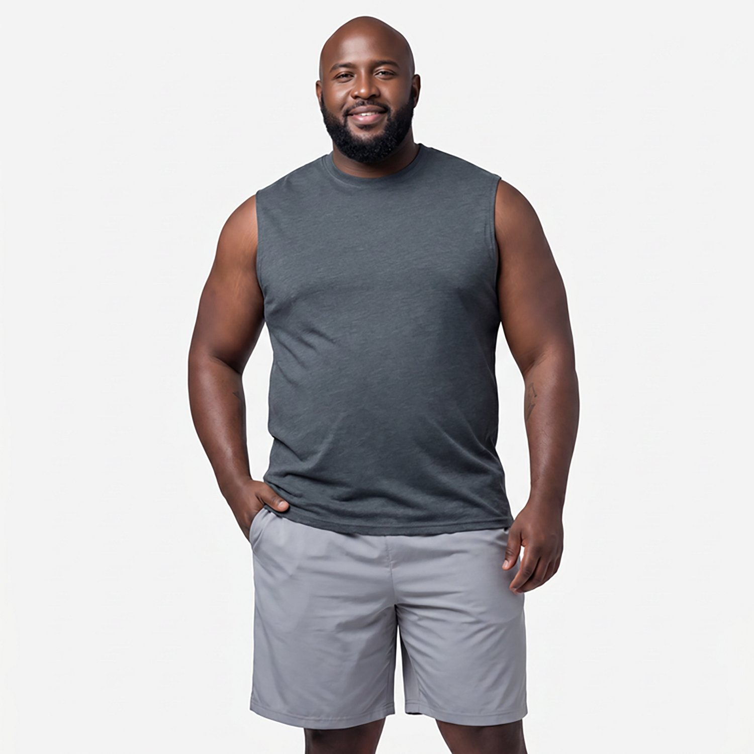 BCG Men's Cotton Muscle Tank Top - view number 2