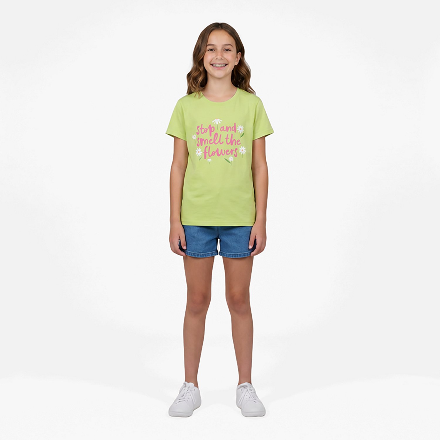BCG Girls' Lifestyle Cotton Smell Flowers T-shirt - view number 2
