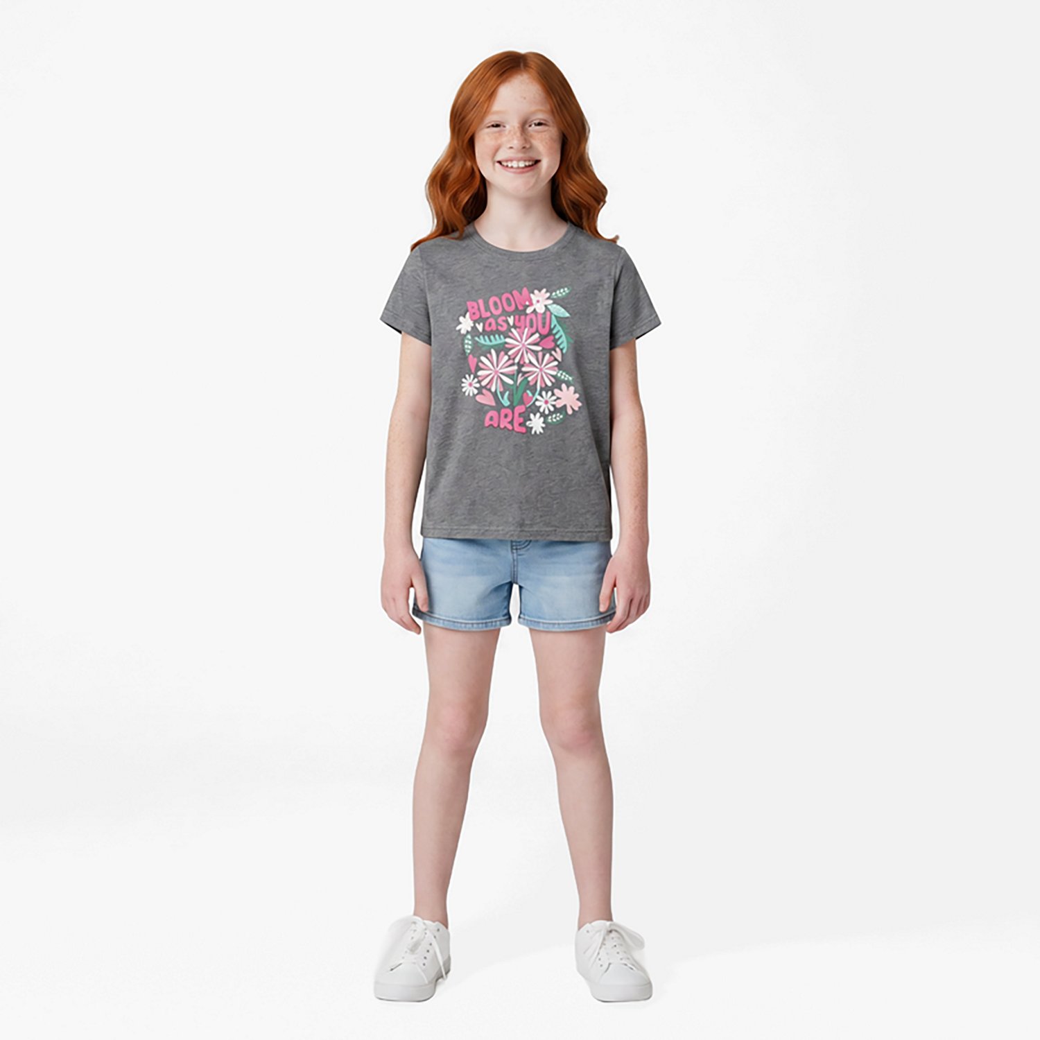 BCG Girls' Lifestyle Cotton Bloom Short Sleeve T-Shirt - view number 2