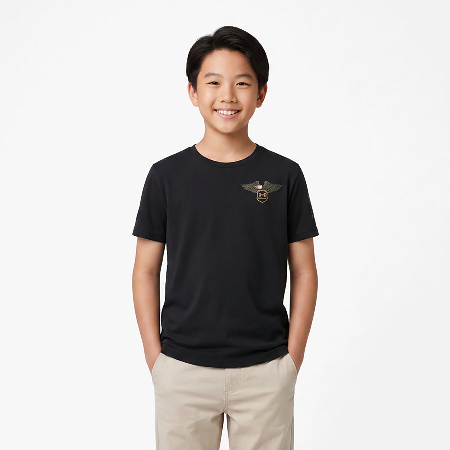 Under Armour Boys' Eagle Skull Short Sleeve T-shirt - view number 2